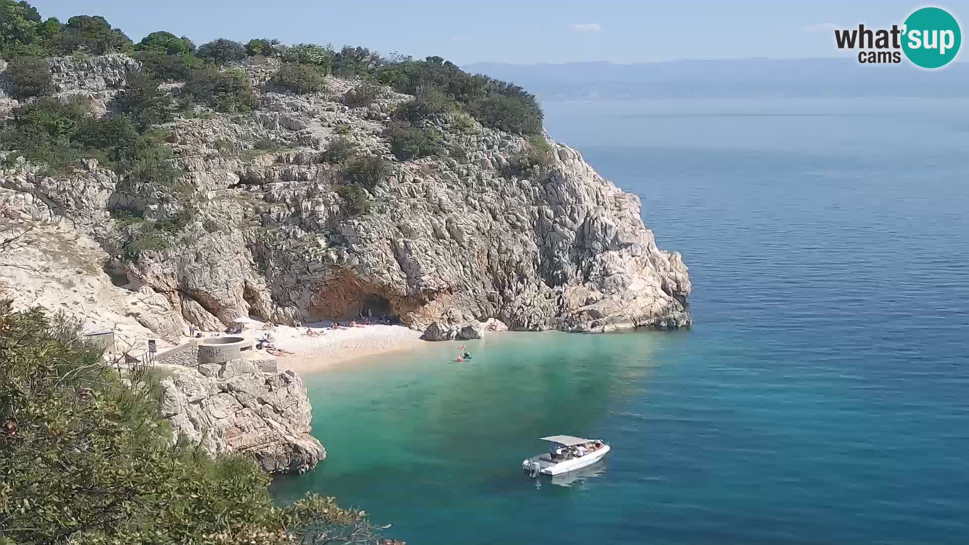 Web kamera plaže Brseč – Mošćenička Draga – Hrvatska