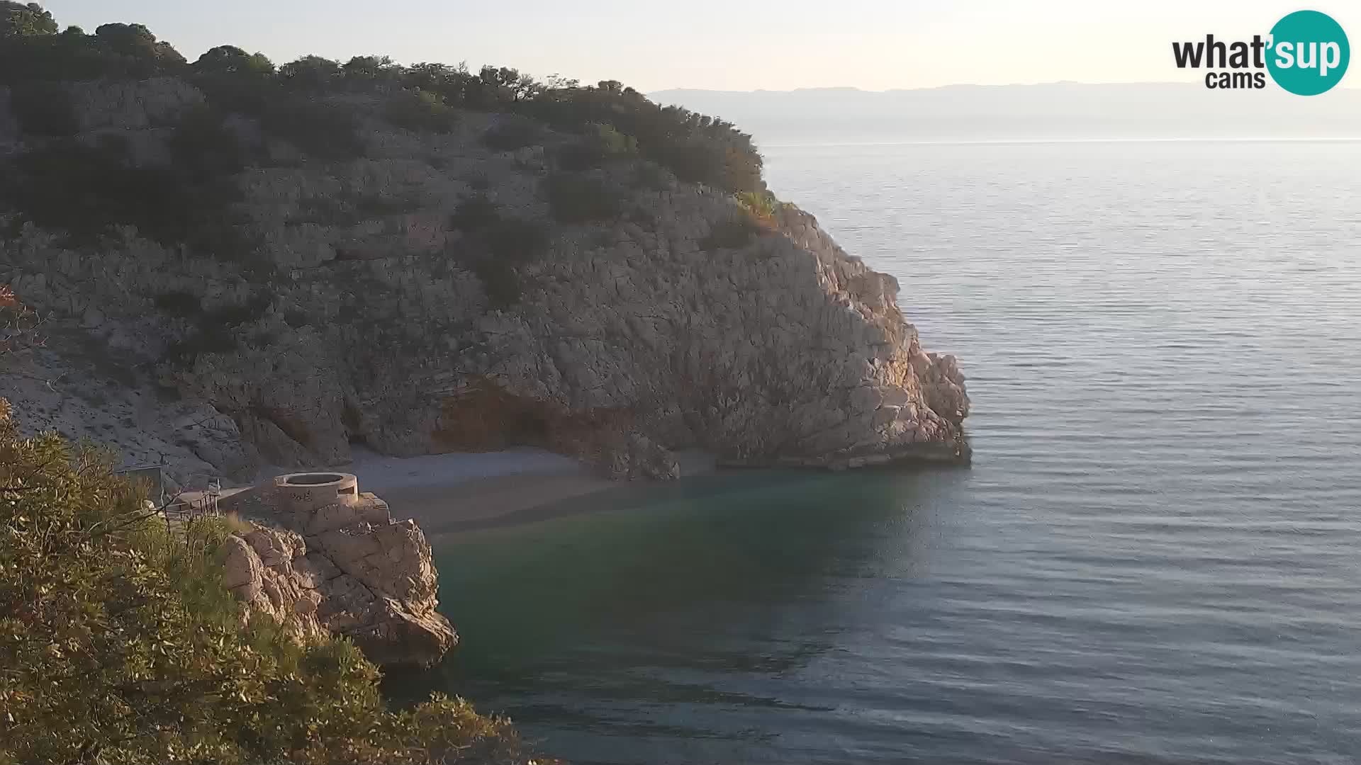 Webcam Brseč beach – Mošćenička Draga – Croatia