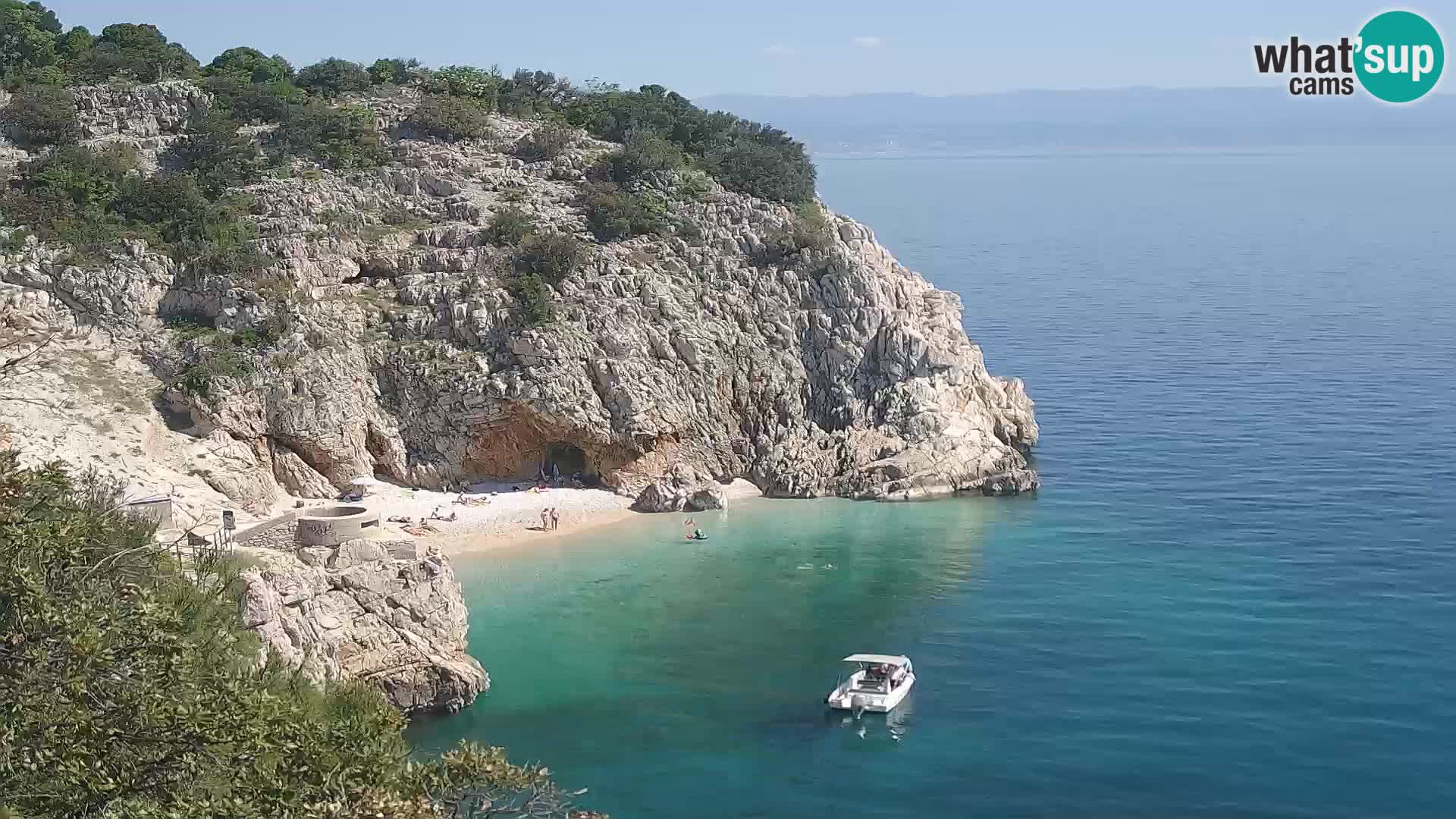 Webcam Brseč Strand – Mošćenička Draga – Kroatien