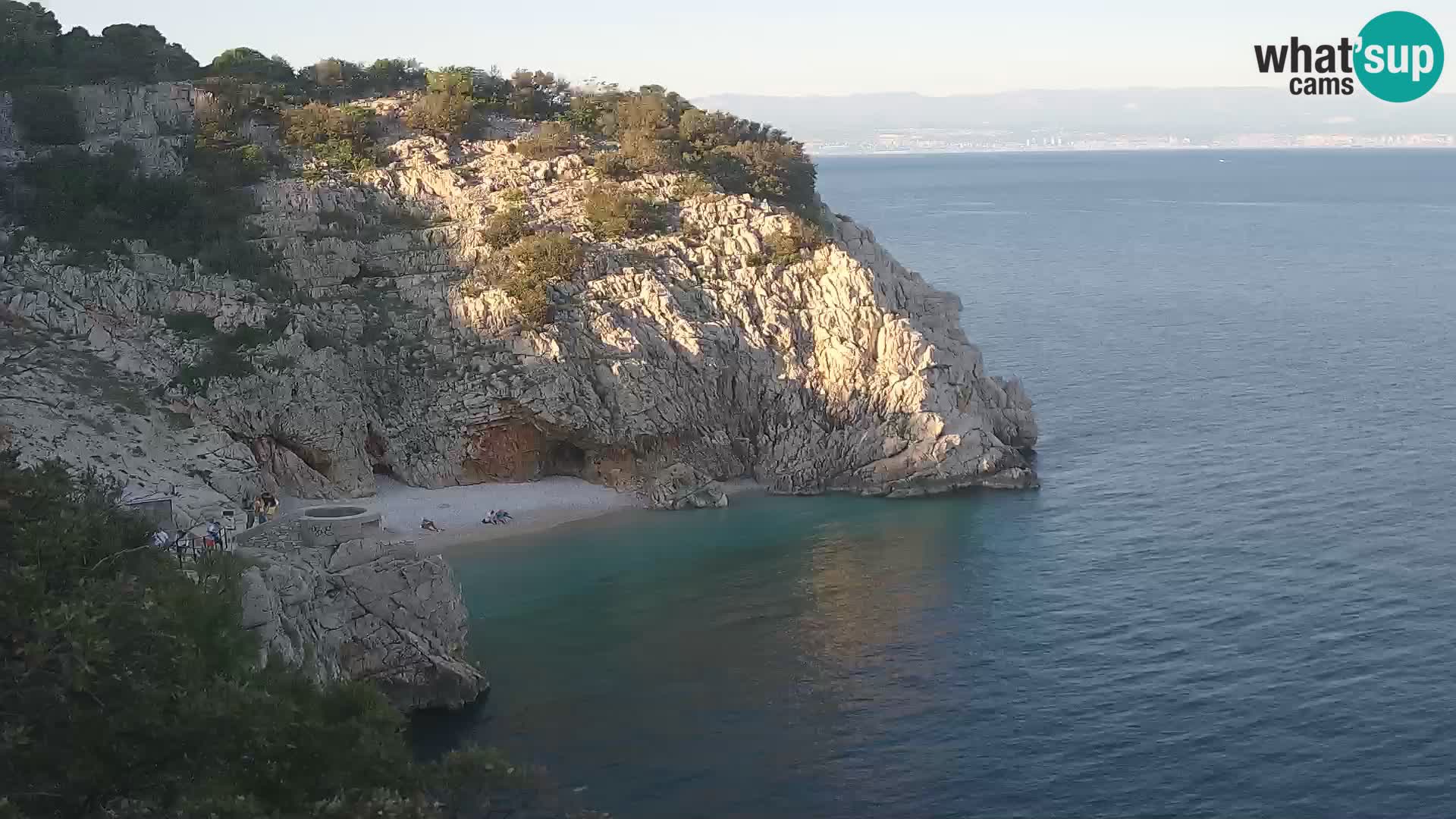 Web kamera plaže Brseč – Mošćenička Draga – Hrvatska