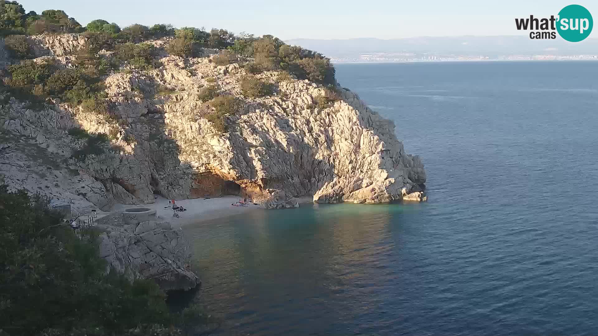 Web kamera plaže Brseč – Mošćenička Draga – Hrvatska