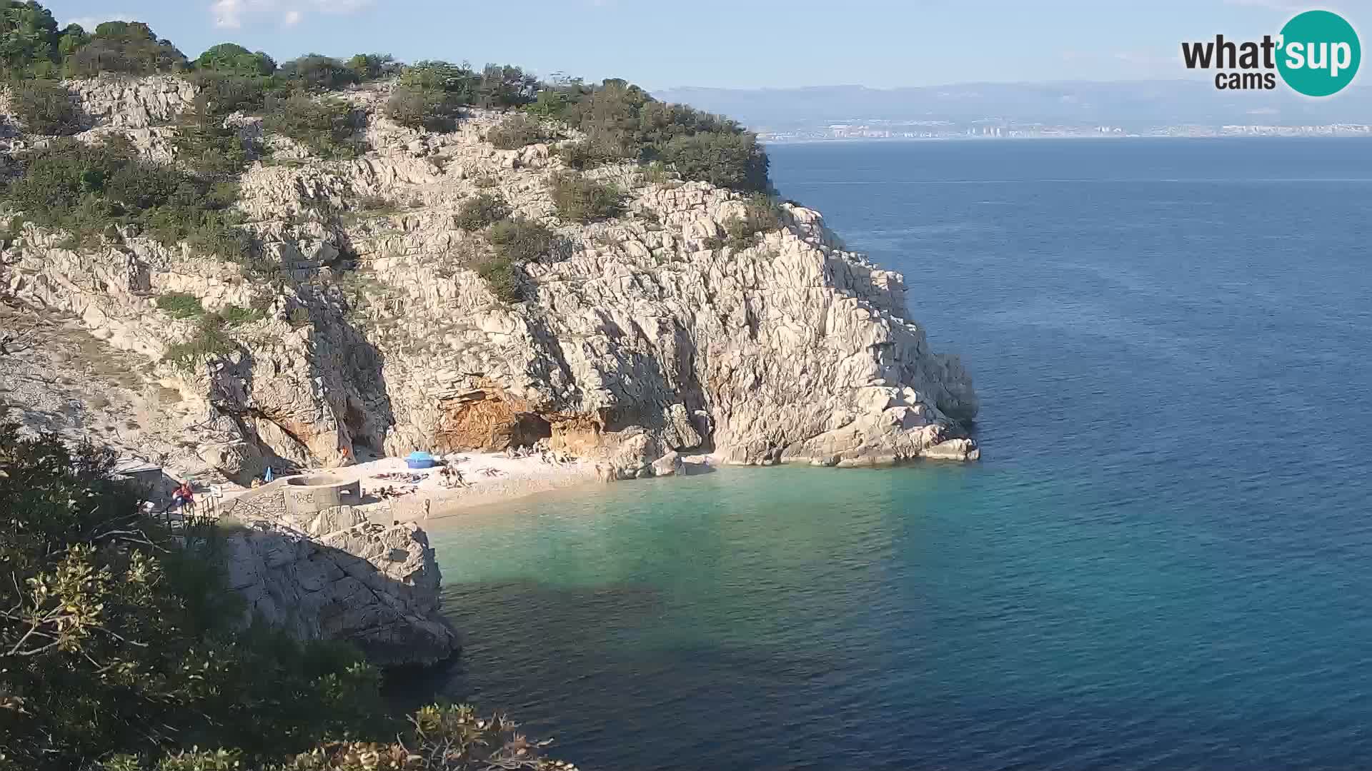 Webcam Brseč Strand – Mošćenička Draga – Kroatien
