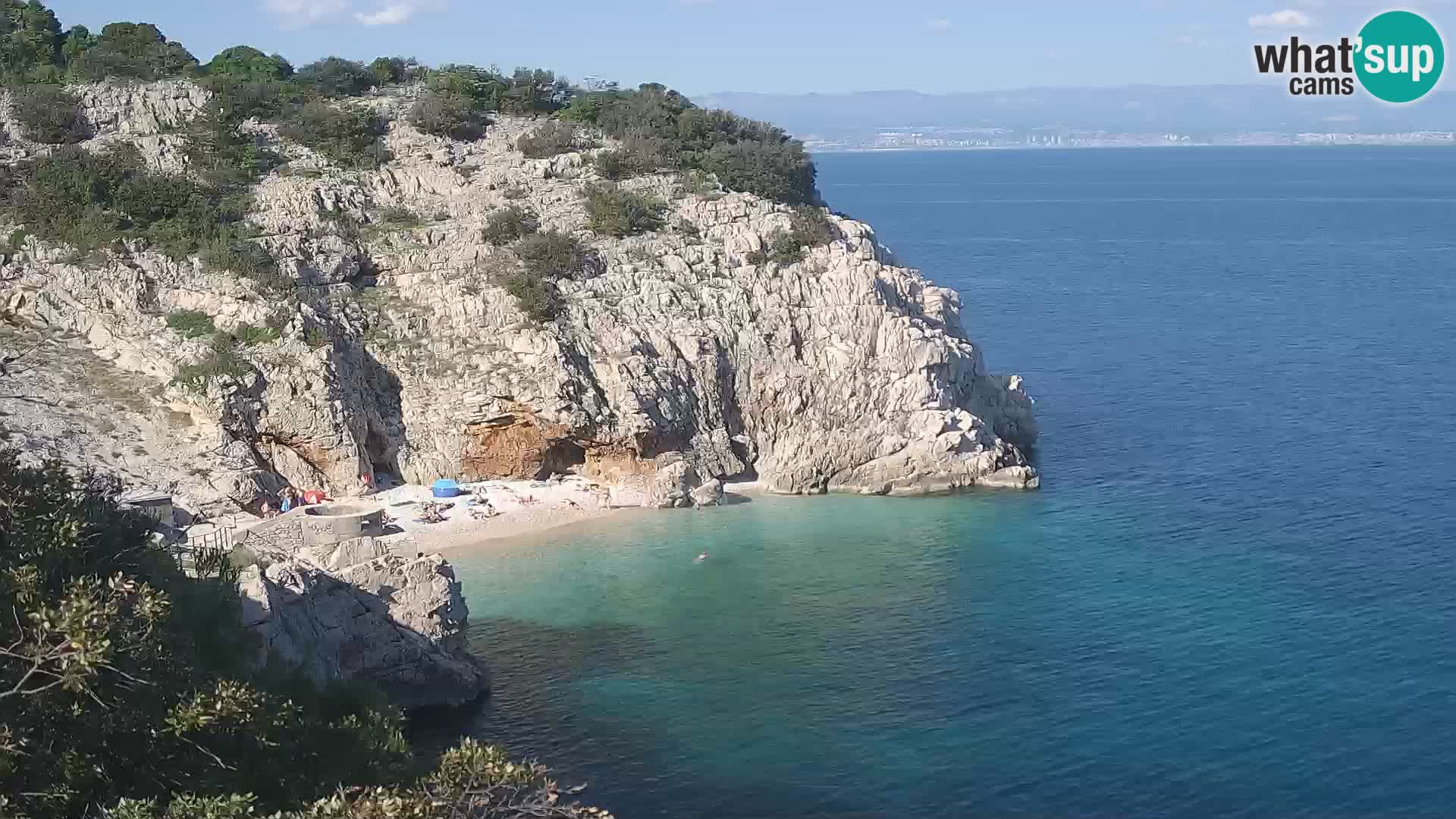 Webcam Brseč Strand – Mošćenička Draga – Kroatien