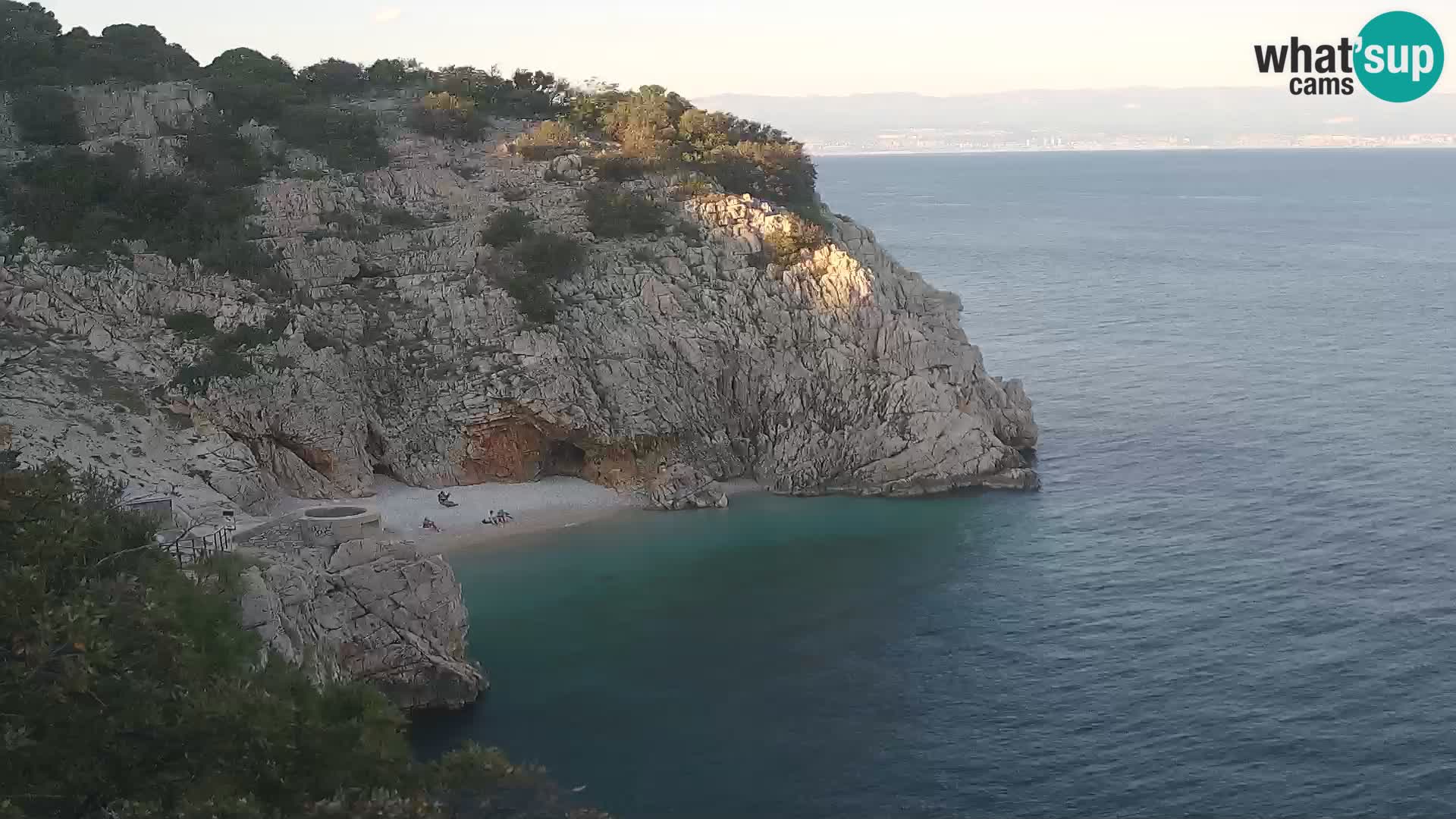 Webcam Bersezio spiaggia – Draga di Moschiena – Croazia