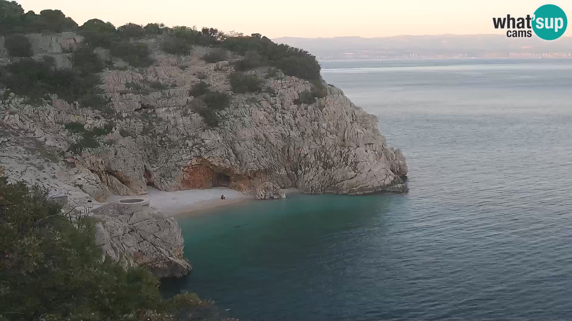 Webcam Brseč Strand – Mošćenička Draga – Kroatien