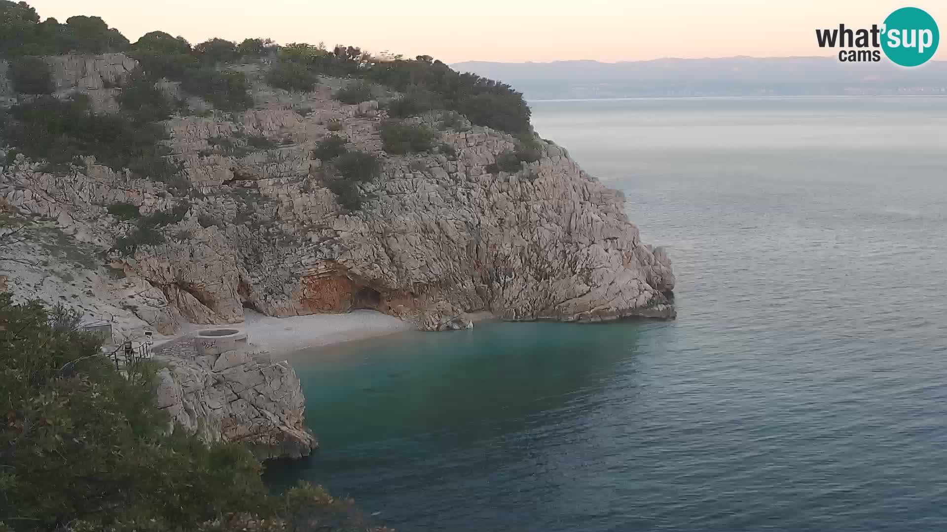 Webcam Bersezio spiaggia – Draga di Moschiena – Croazia