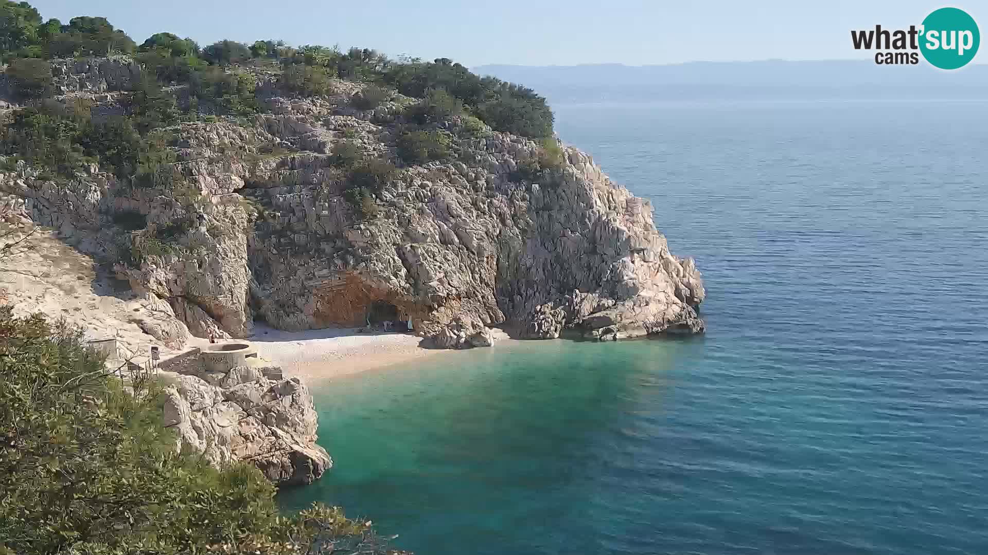 Webcam Brseč Strand – Mošćenička Draga – Kroatien