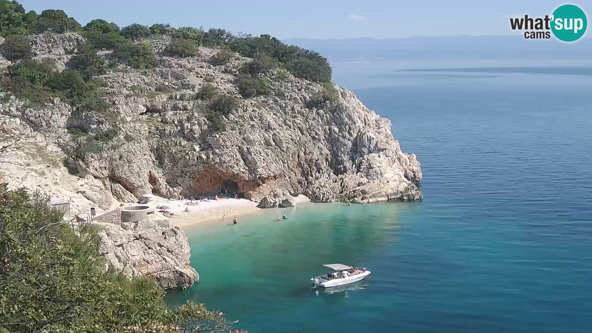 Webcam Brseč Strand – Mošćenička Draga – Kroatien