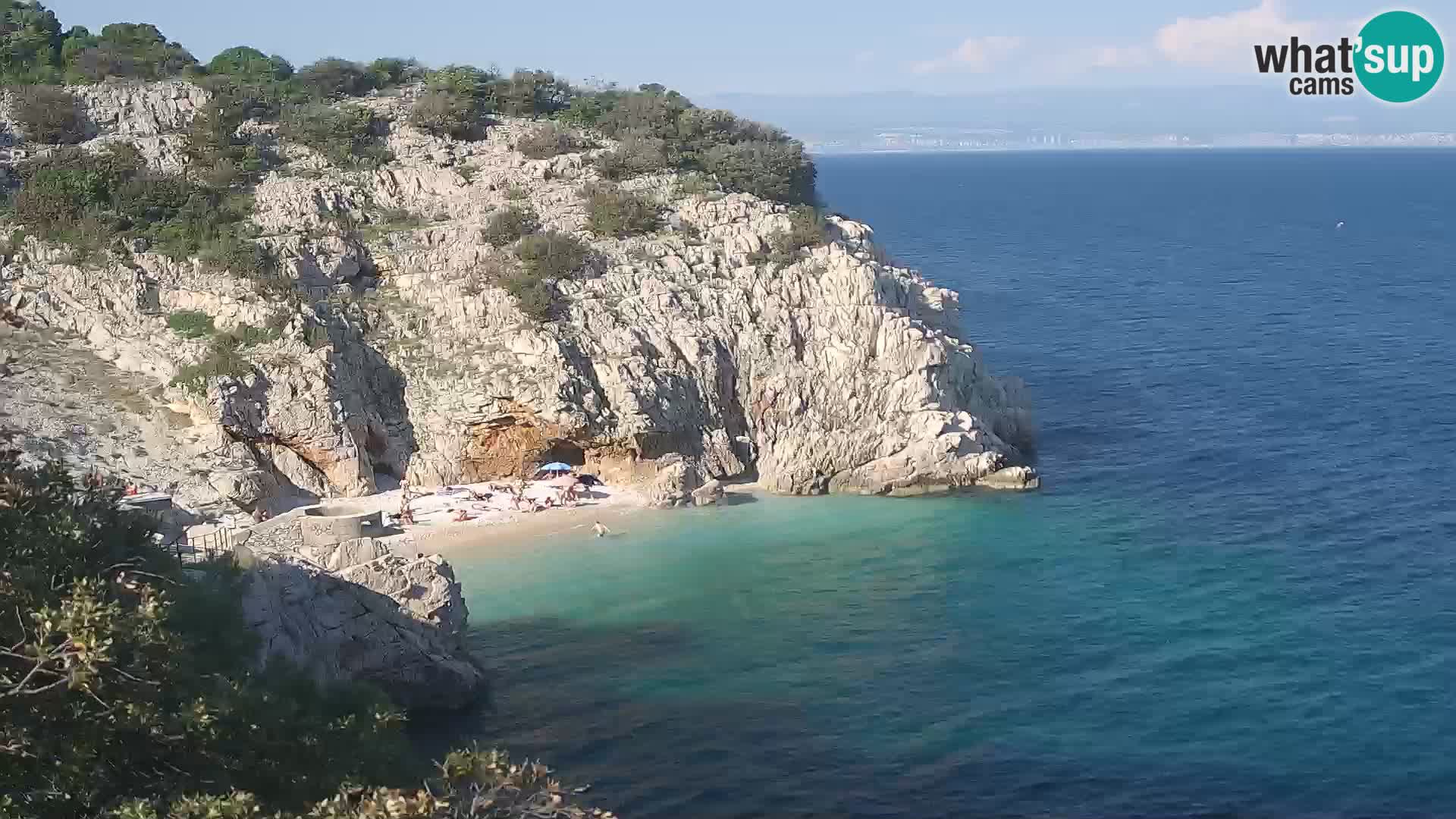 Webcam Brseč beach – Mošćenička Draga – Croatia