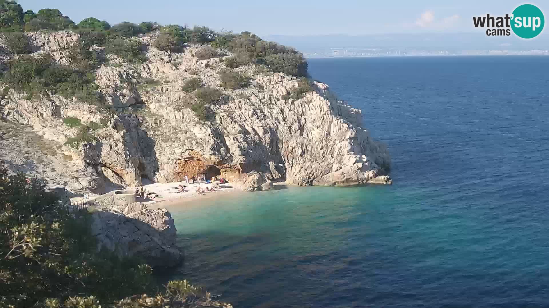 Webcam Brseč Strand – Mošćenička Draga – Kroatien