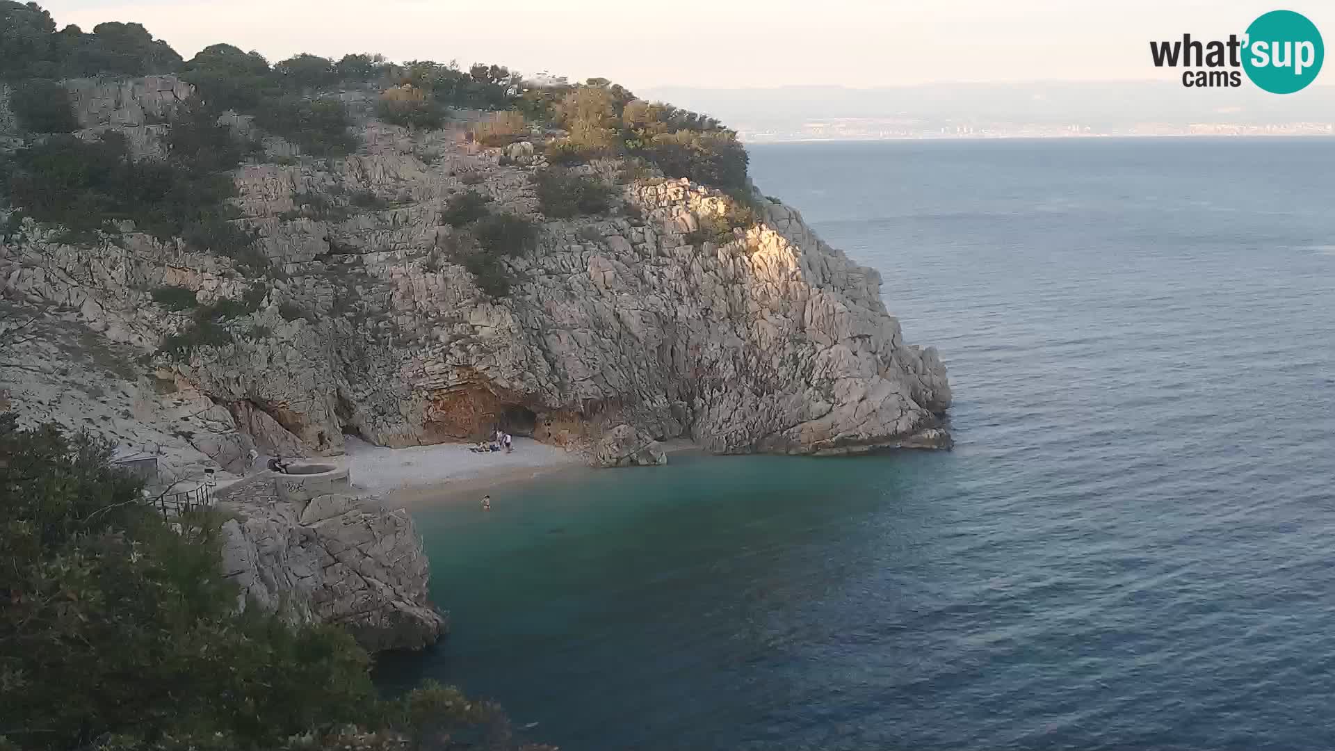 Webcam Brseč Strand – Mošćenička Draga – Kroatien