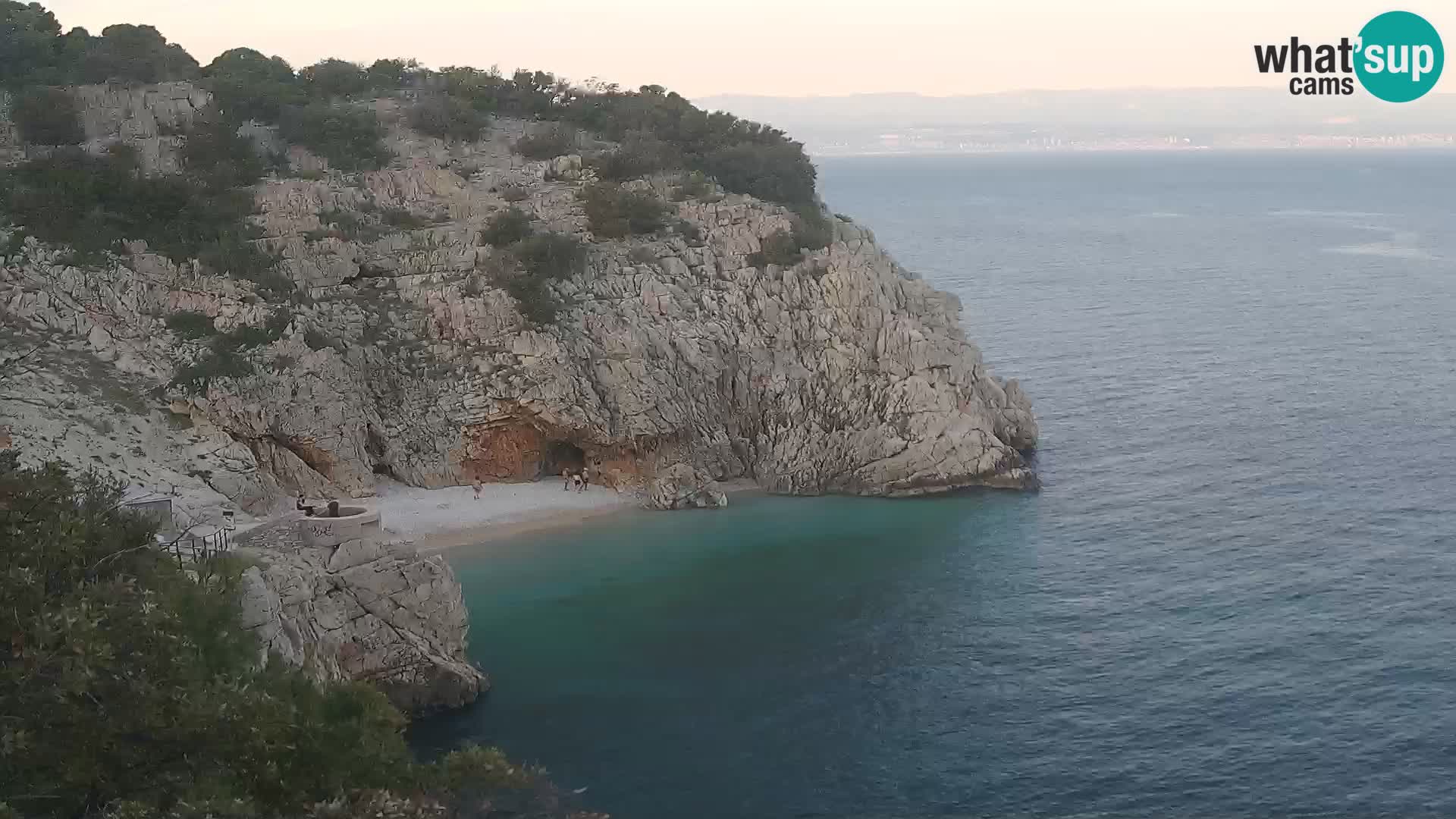 Webcam Brseč Strand – Mošćenička Draga – Kroatien