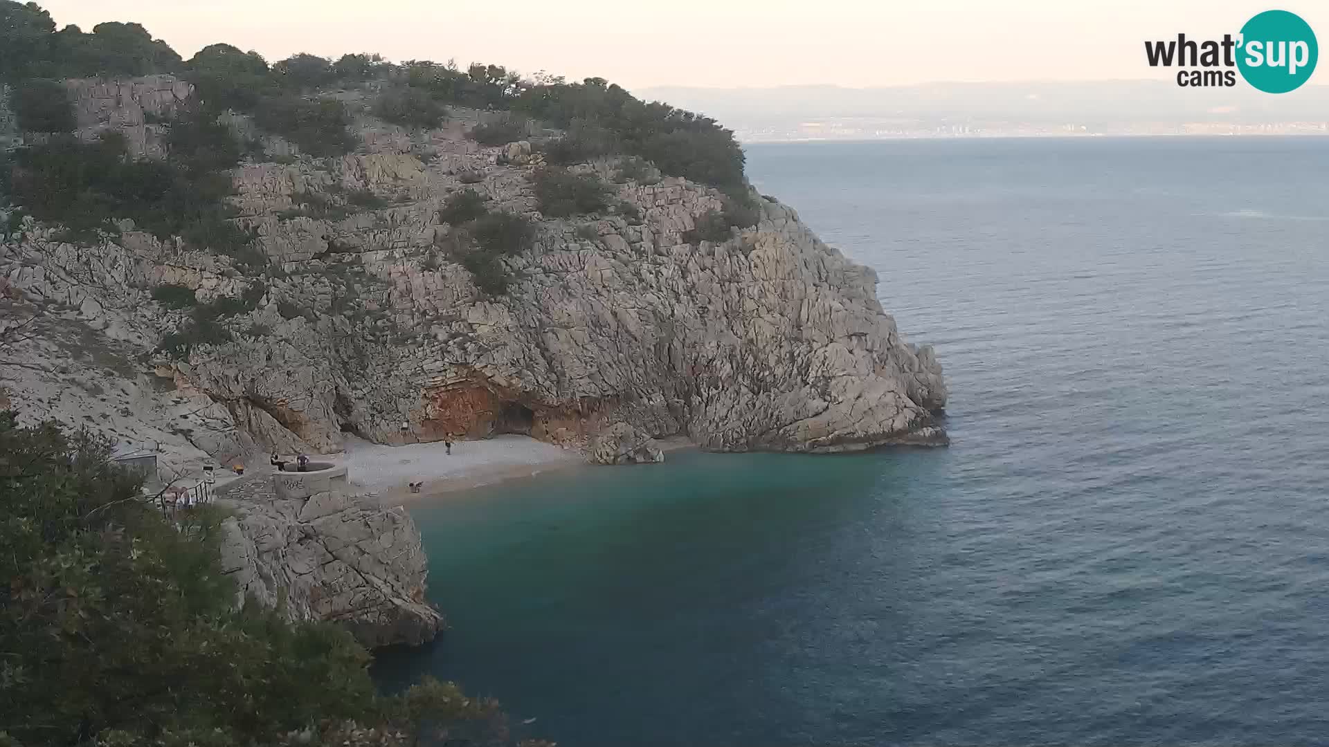 Webcam Brseč Strand – Mošćenička Draga – Kroatien