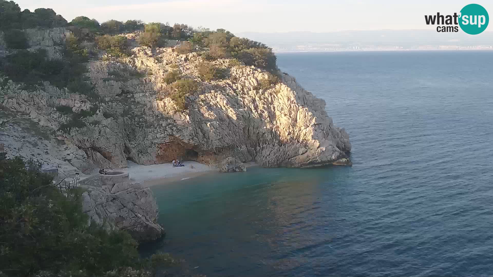 Webcam Brseč Strand – Mošćenička Draga – Kroatien