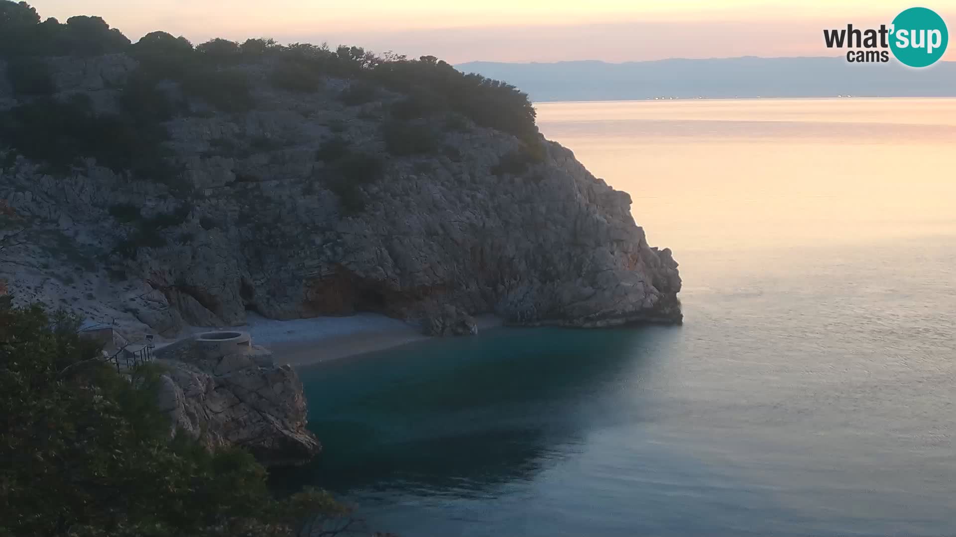 Web kamera plaže Brseč – Mošćenička Draga – Hrvatska