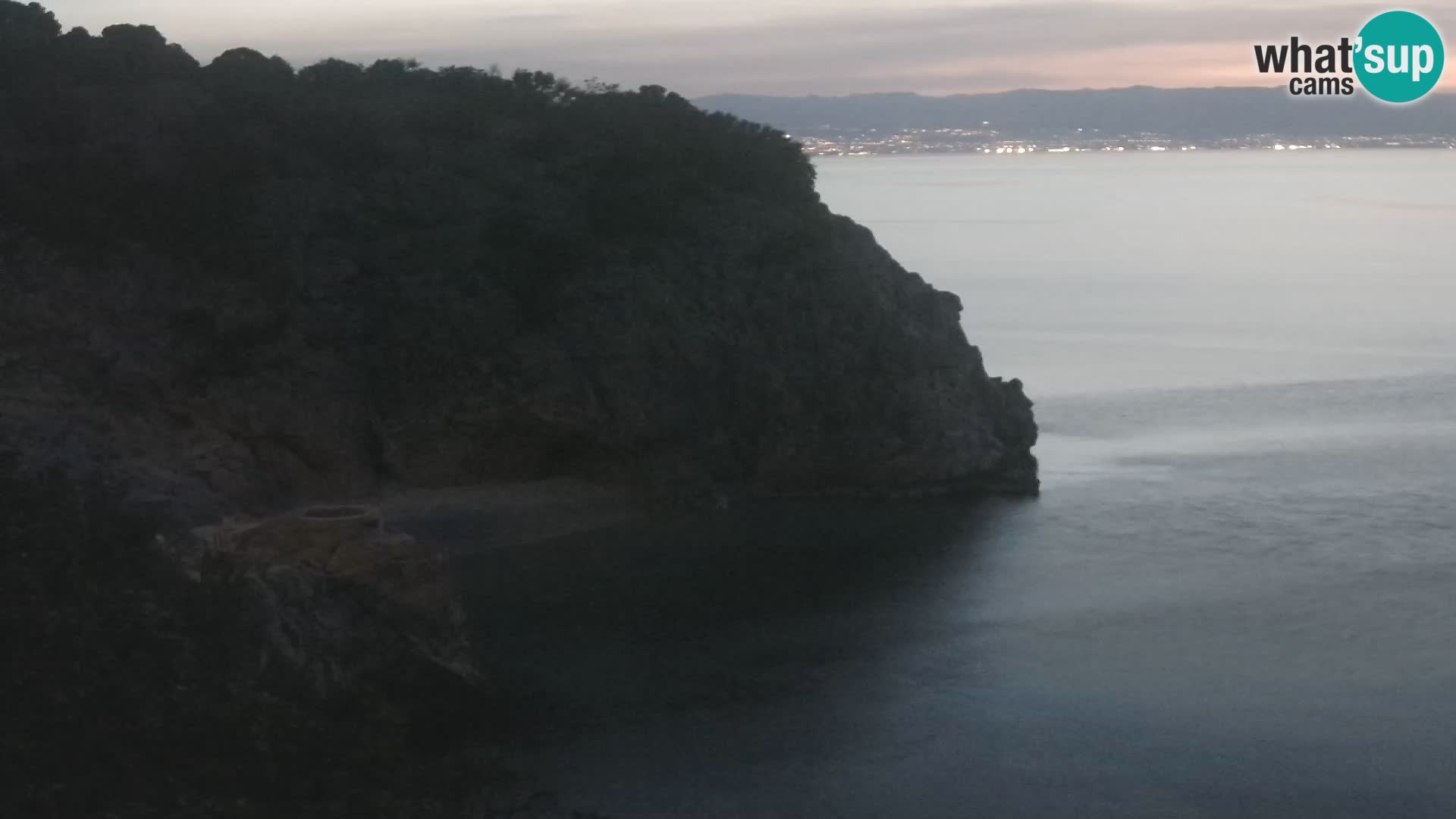 Webcam Brseč beach – Mošćenička Draga – Croatia