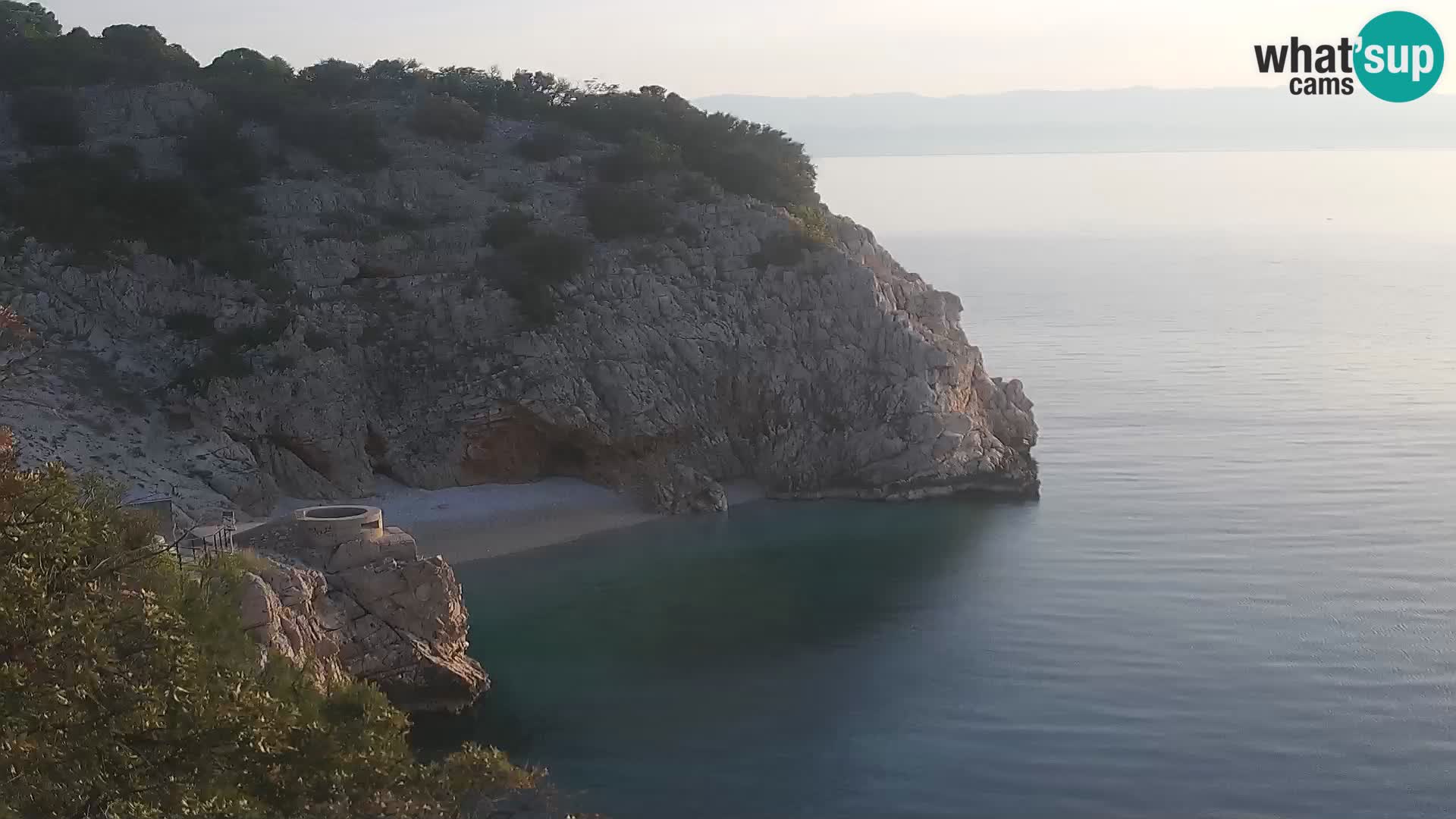Web kamera plaže Brseč – Mošćenička Draga – Hrvatska