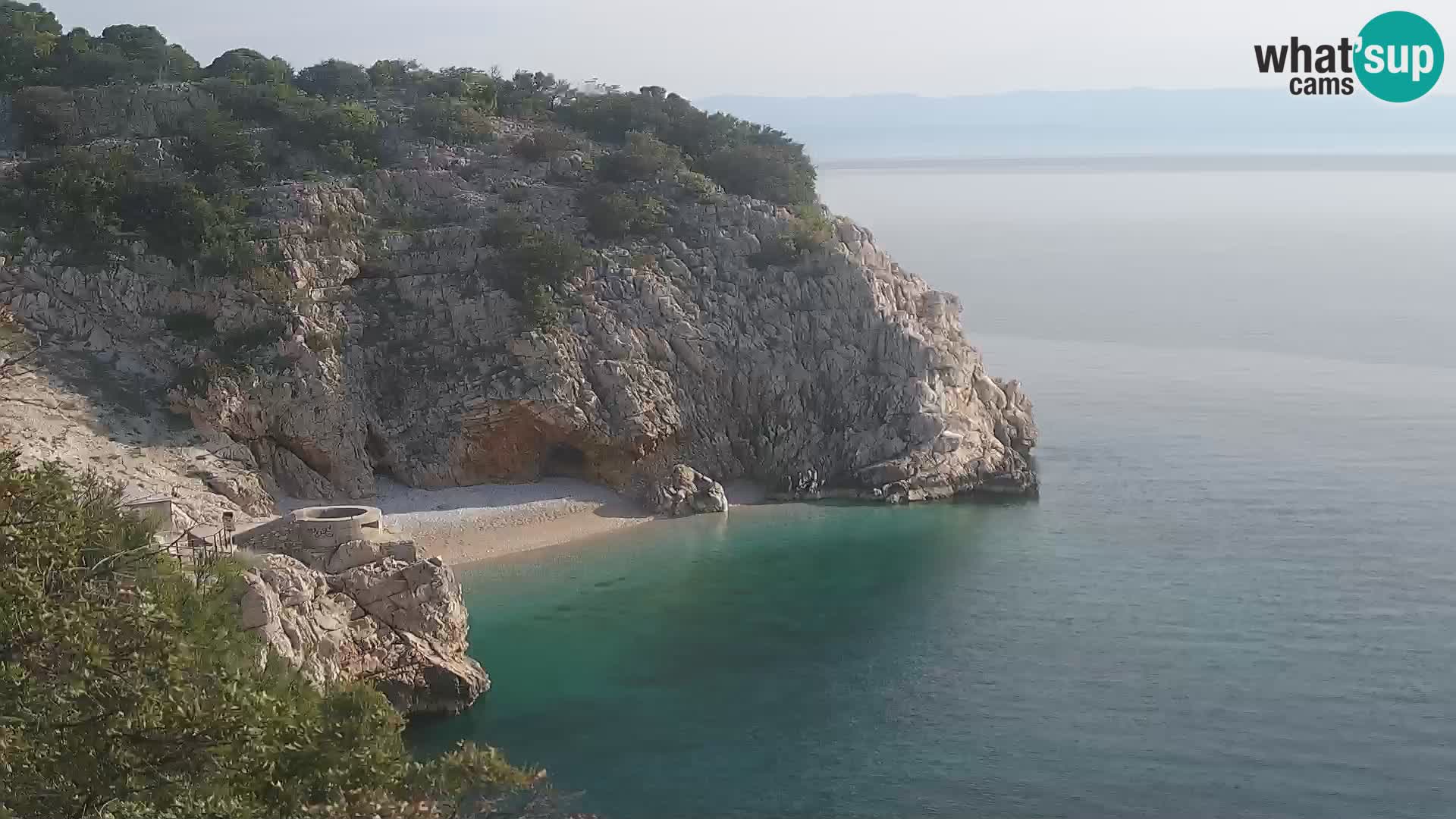 Webcam Brseč Strand – Mošćenička Draga – Kroatien