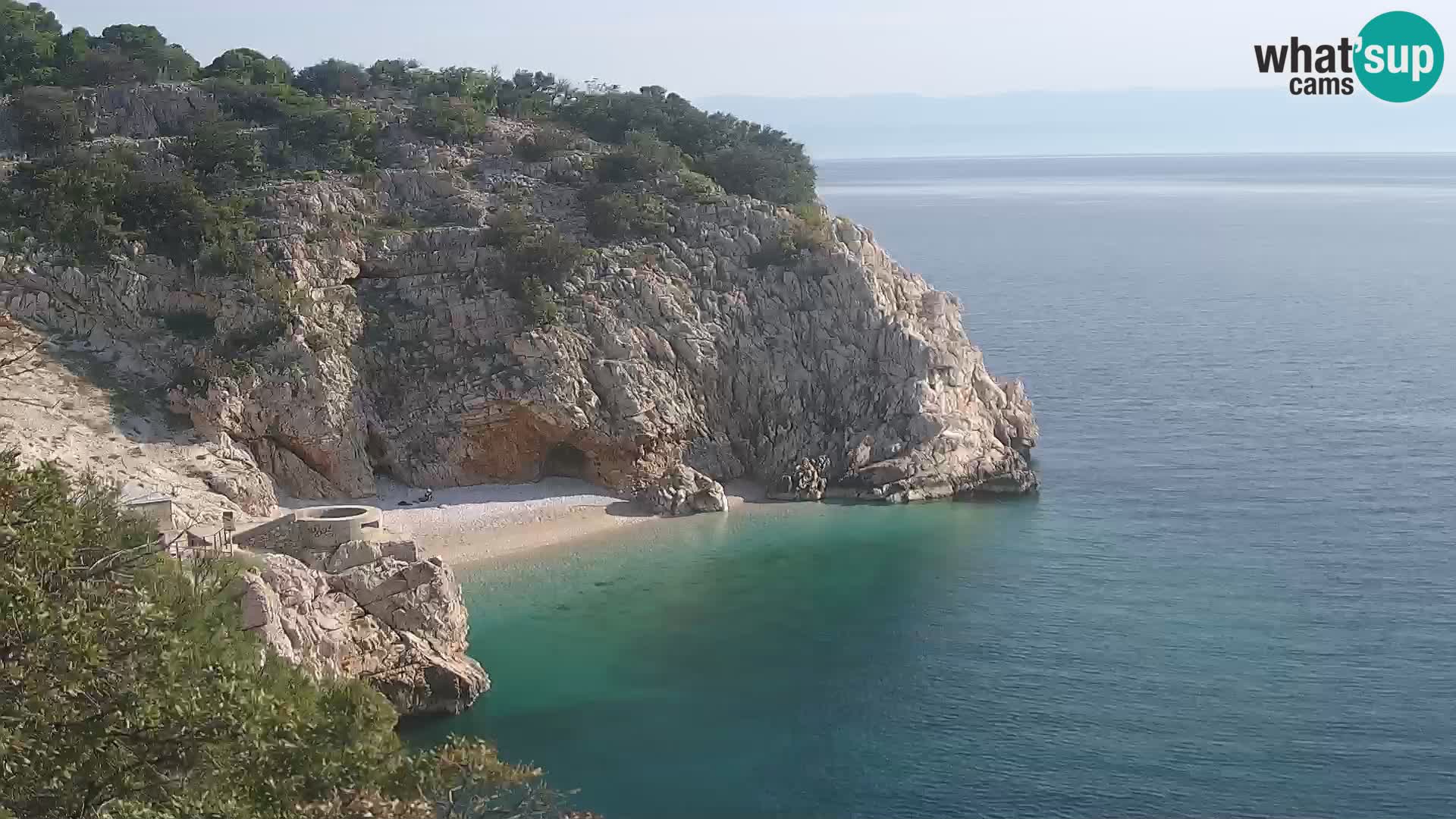 Webcam Brseč beach – Mošćenička Draga – Croatia