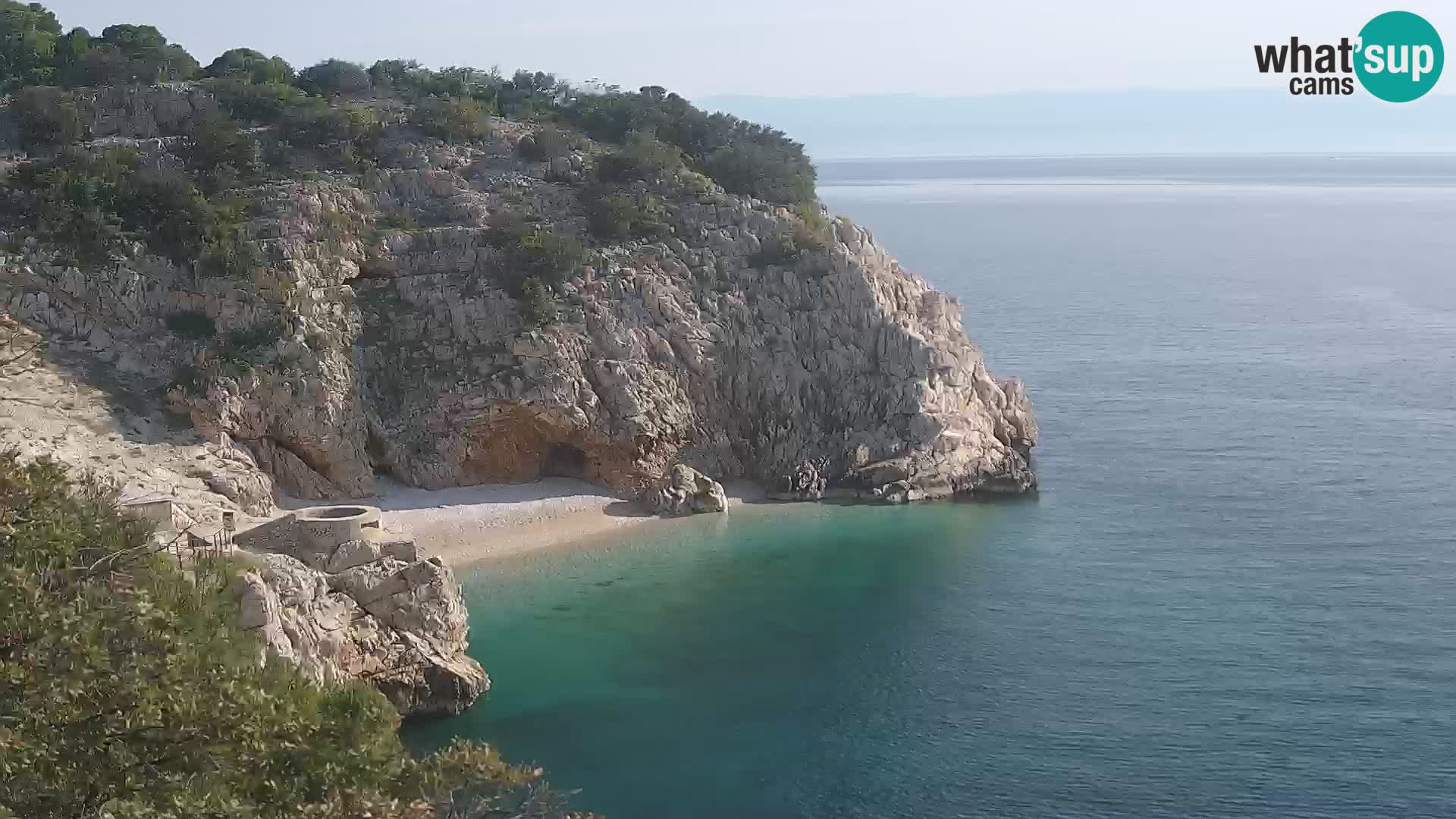 Webcam Bersezio spiaggia – Draga di Moschiena – Croazia