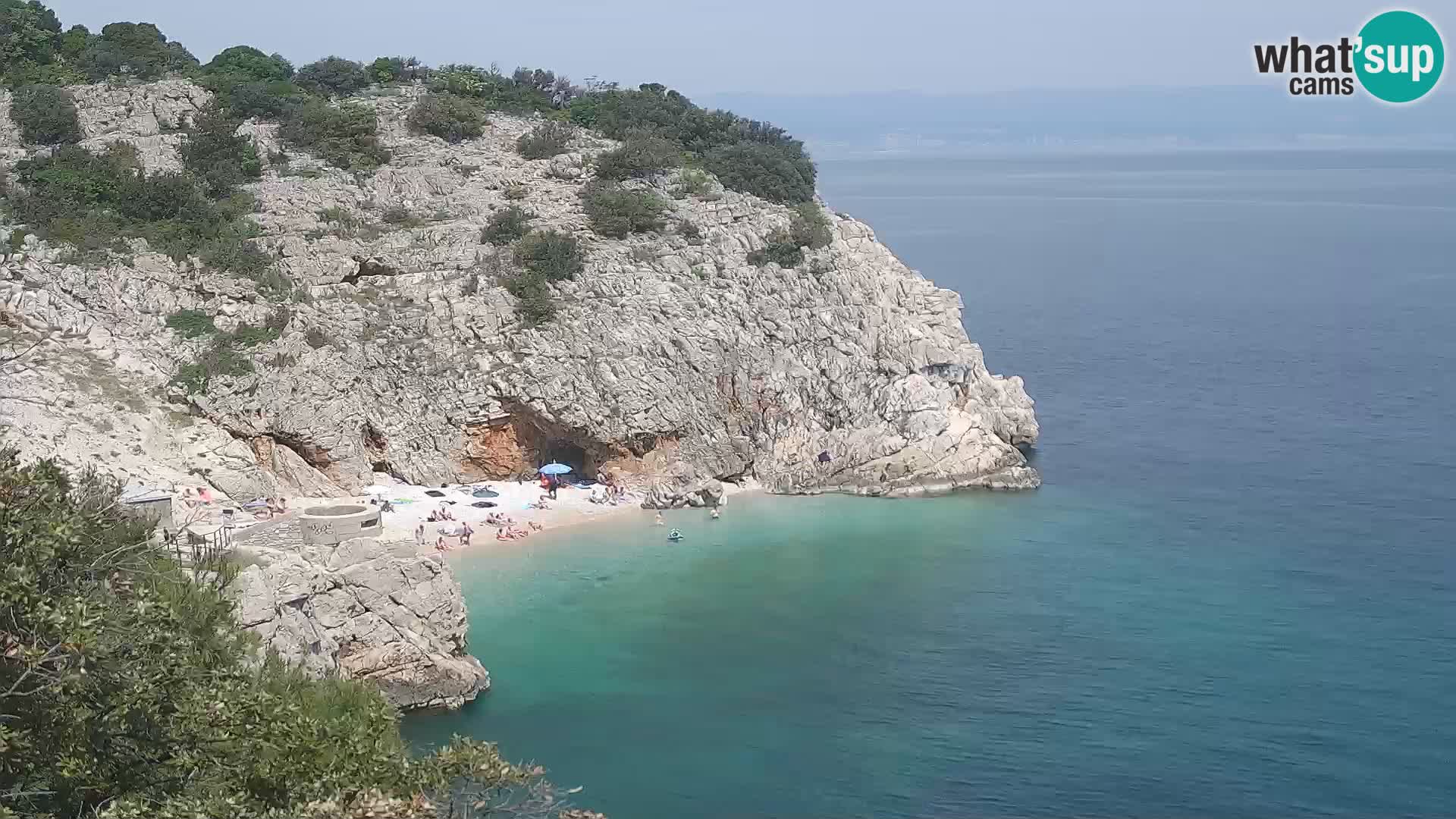 Web kamera plaže Brseč – Mošćenička Draga – Hrvatska