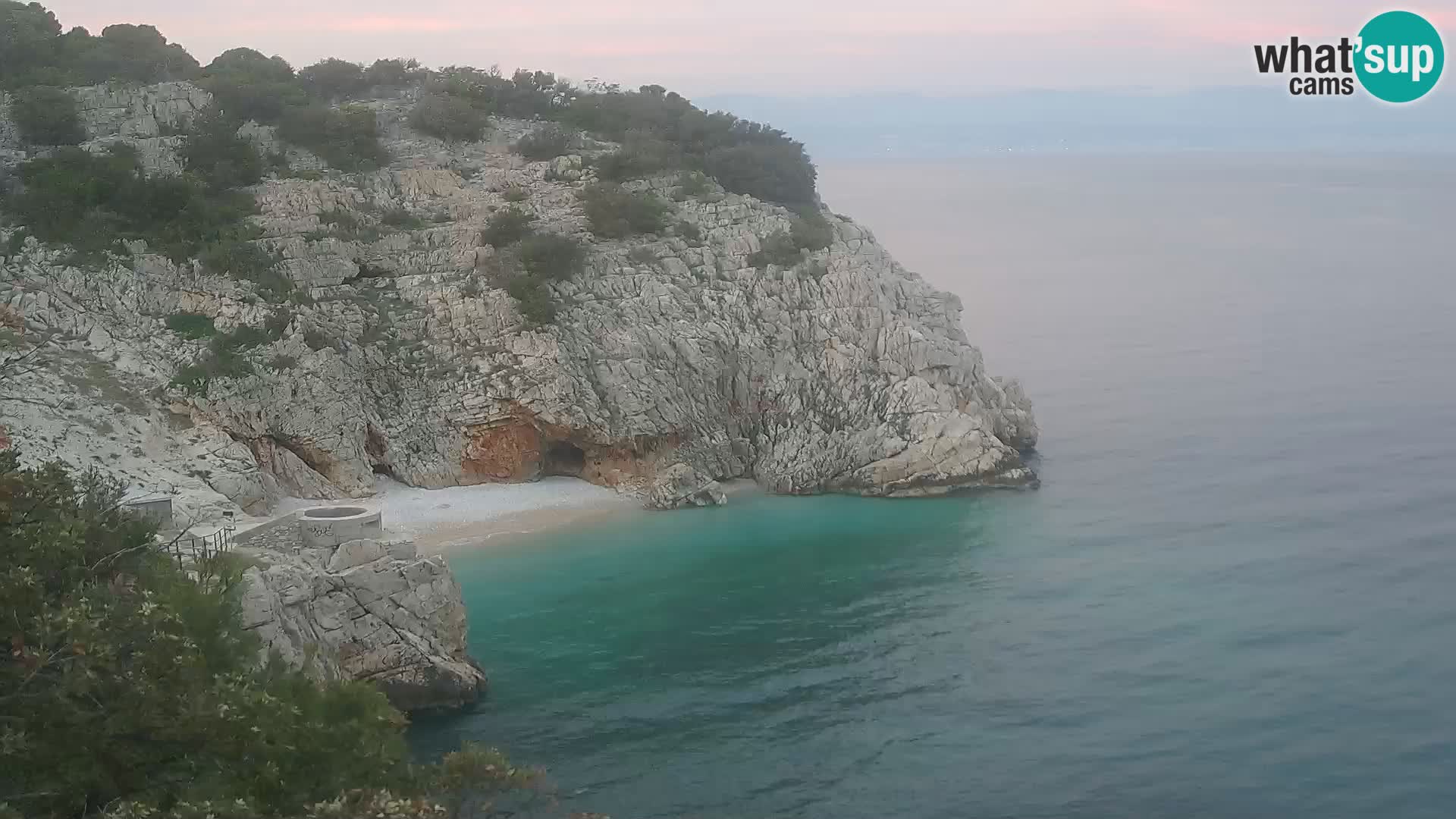 Webcam Bersezio spiaggia – Draga di Moschiena – Croazia