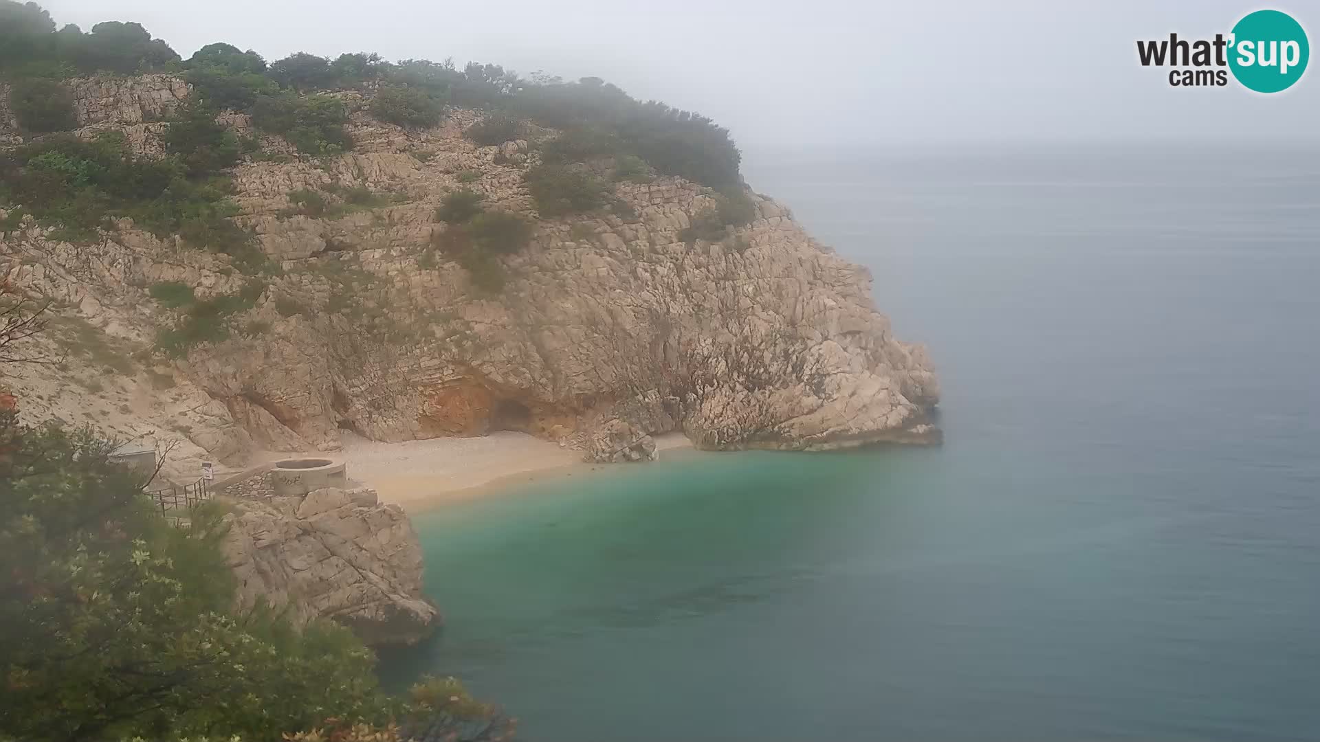 Webcam Brseč Strand – Mošćenička Draga – Kroatien
