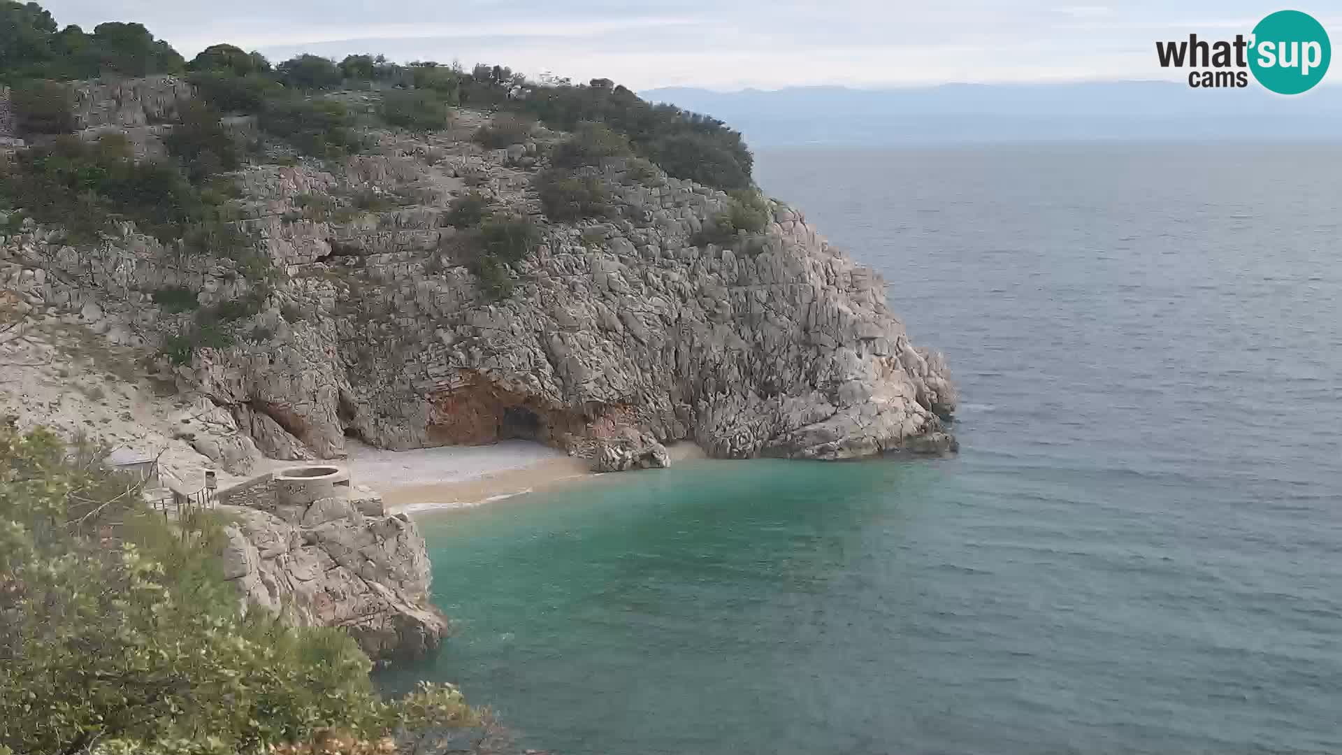 Webcam Bersezio spiaggia – Draga di Moschiena – Croazia