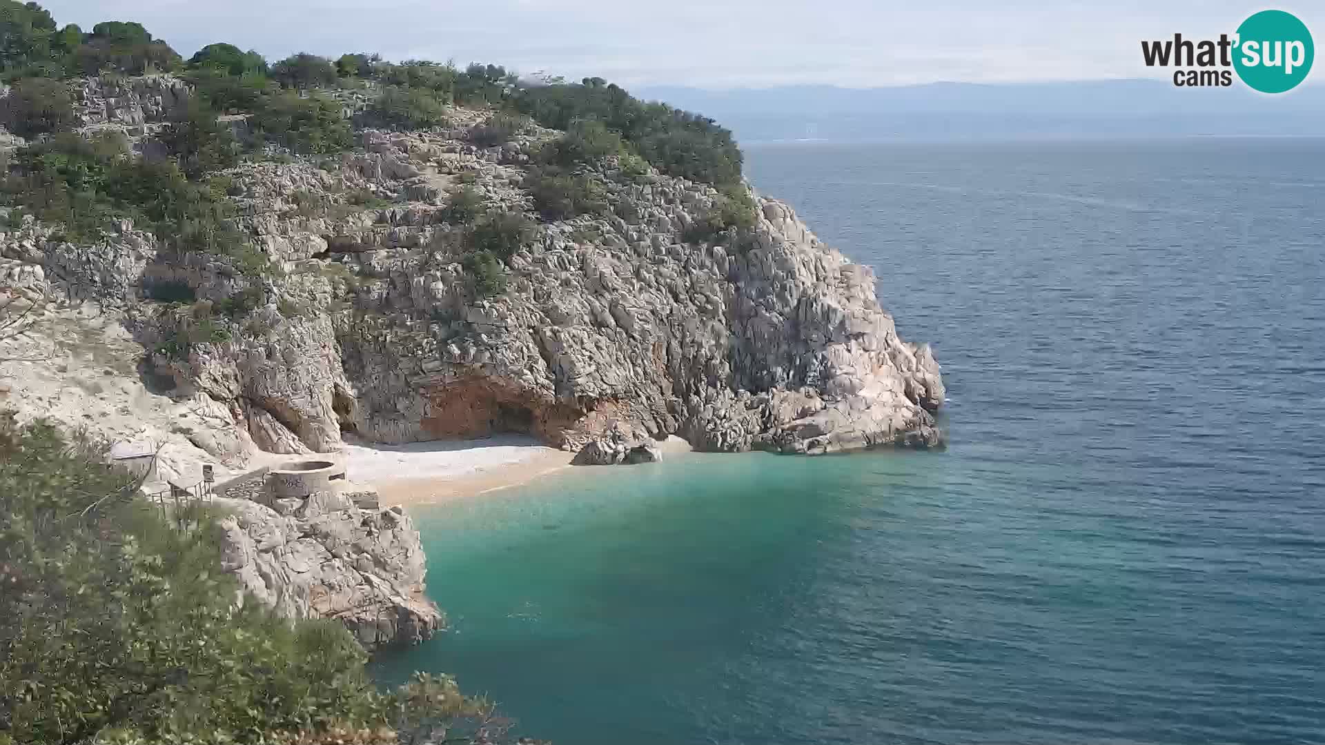 Webcam Brseč beach – Mošćenička Draga – Croatia