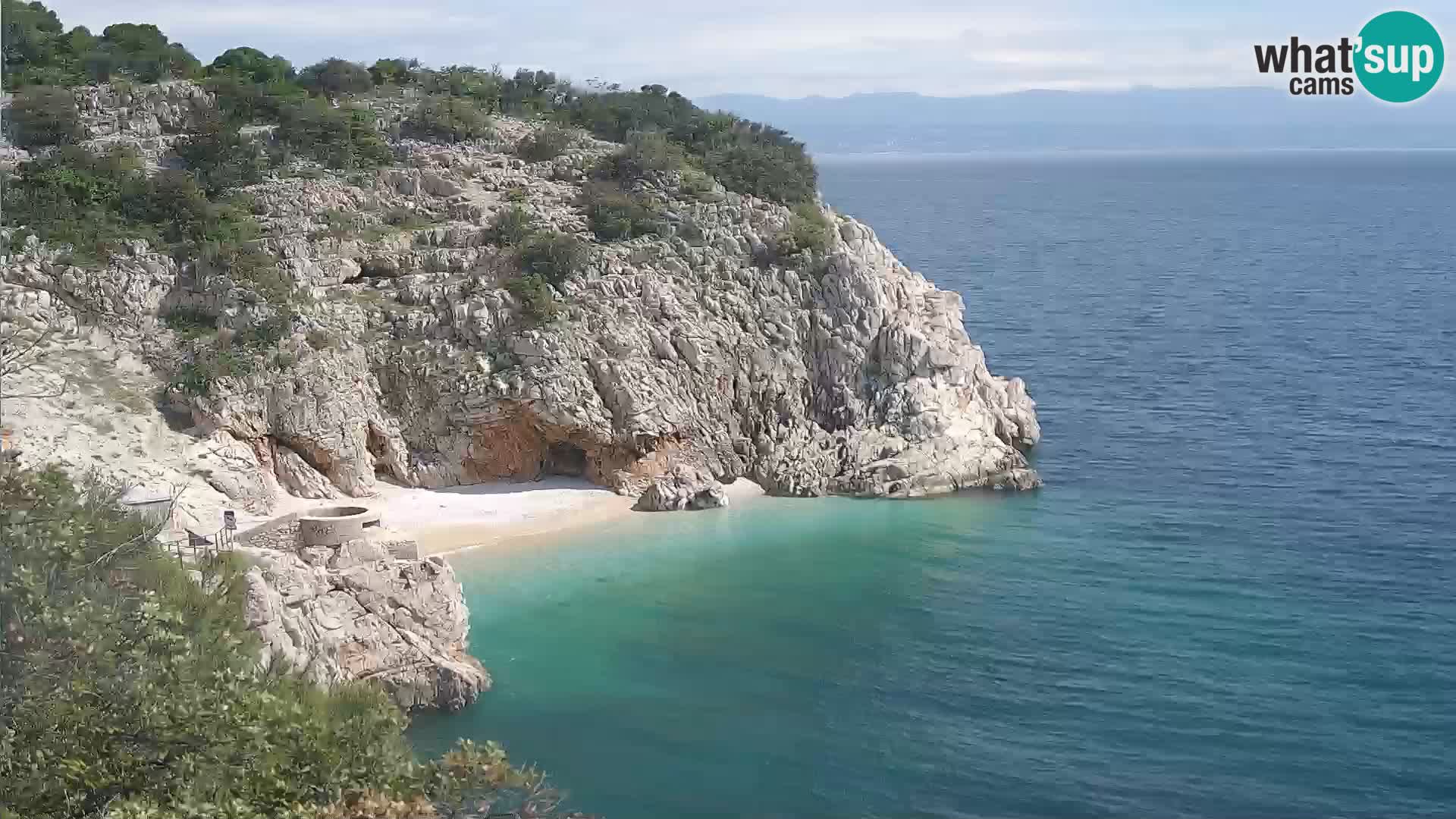 Webcam Brseč Strand – Mošćenička Draga – Kroatien