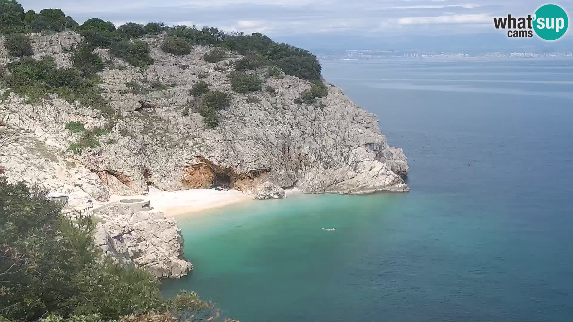 Webcam Brseč Strand – Mošćenička Draga – Kroatien