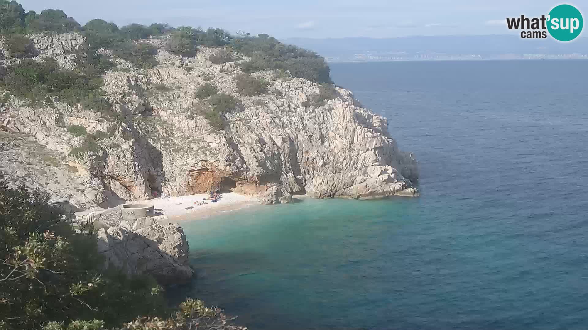 Webcam Bersezio spiaggia – Draga di Moschiena – Croazia