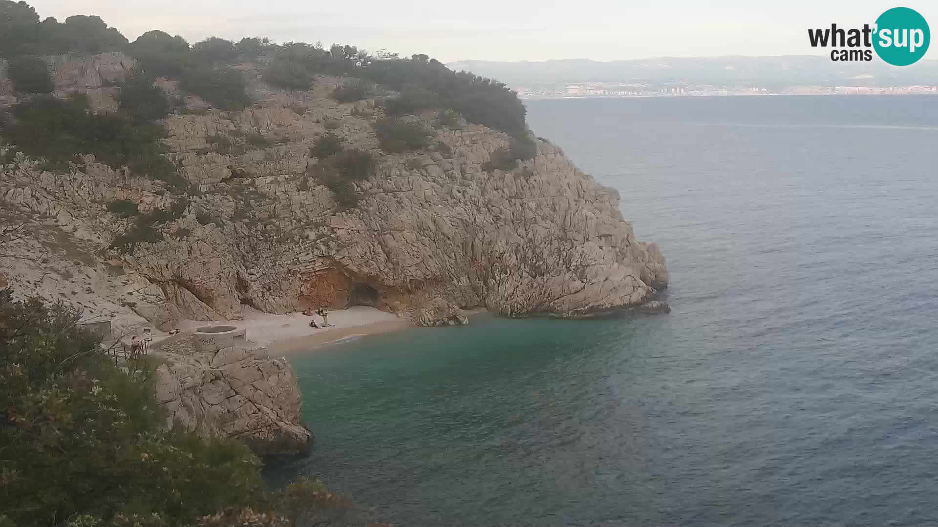 Web kamera plaže Brseč – Mošćenička Draga – Hrvatska