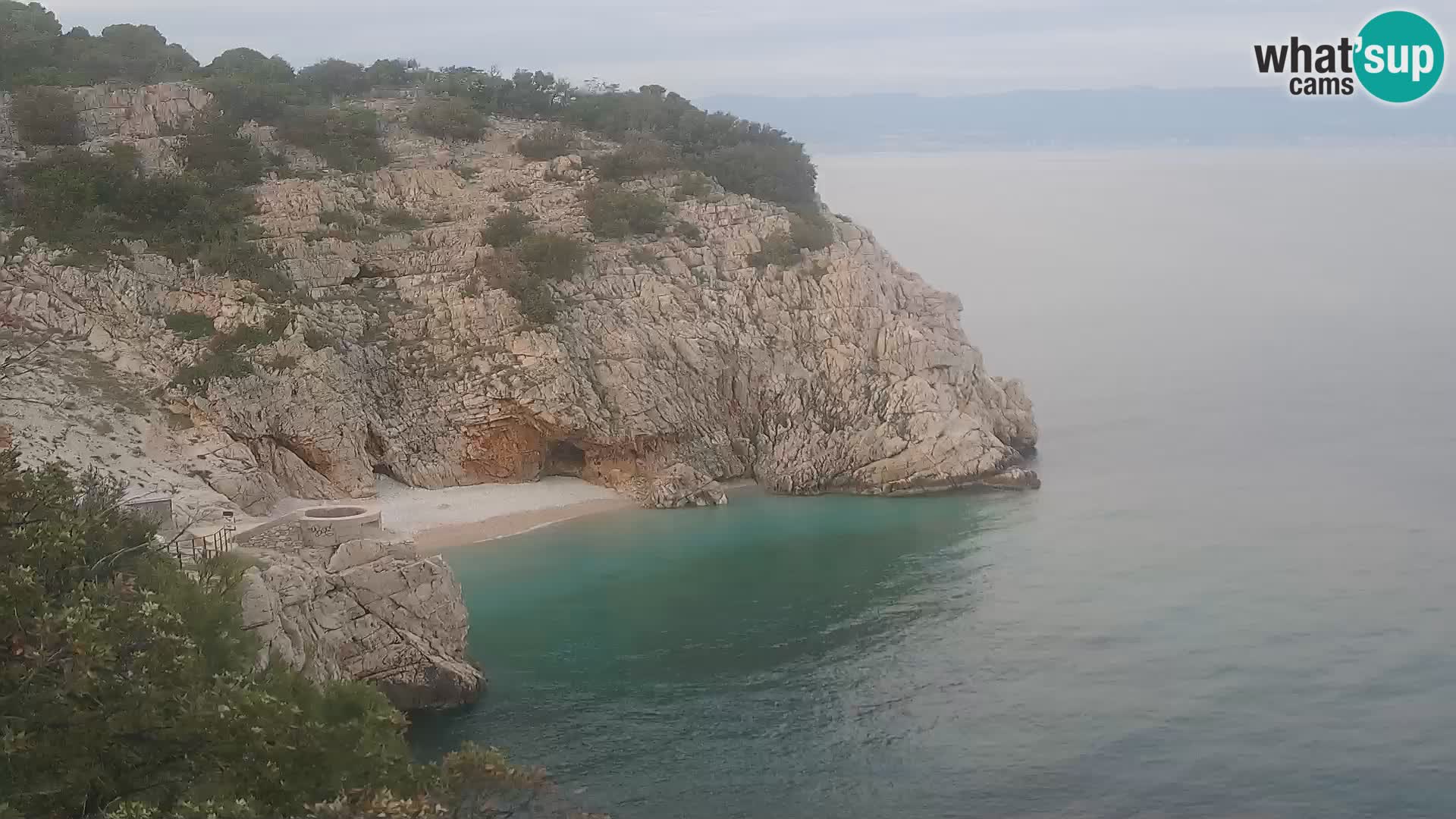 Webcam Brseč Strand – Mošćenička Draga – Kroatien