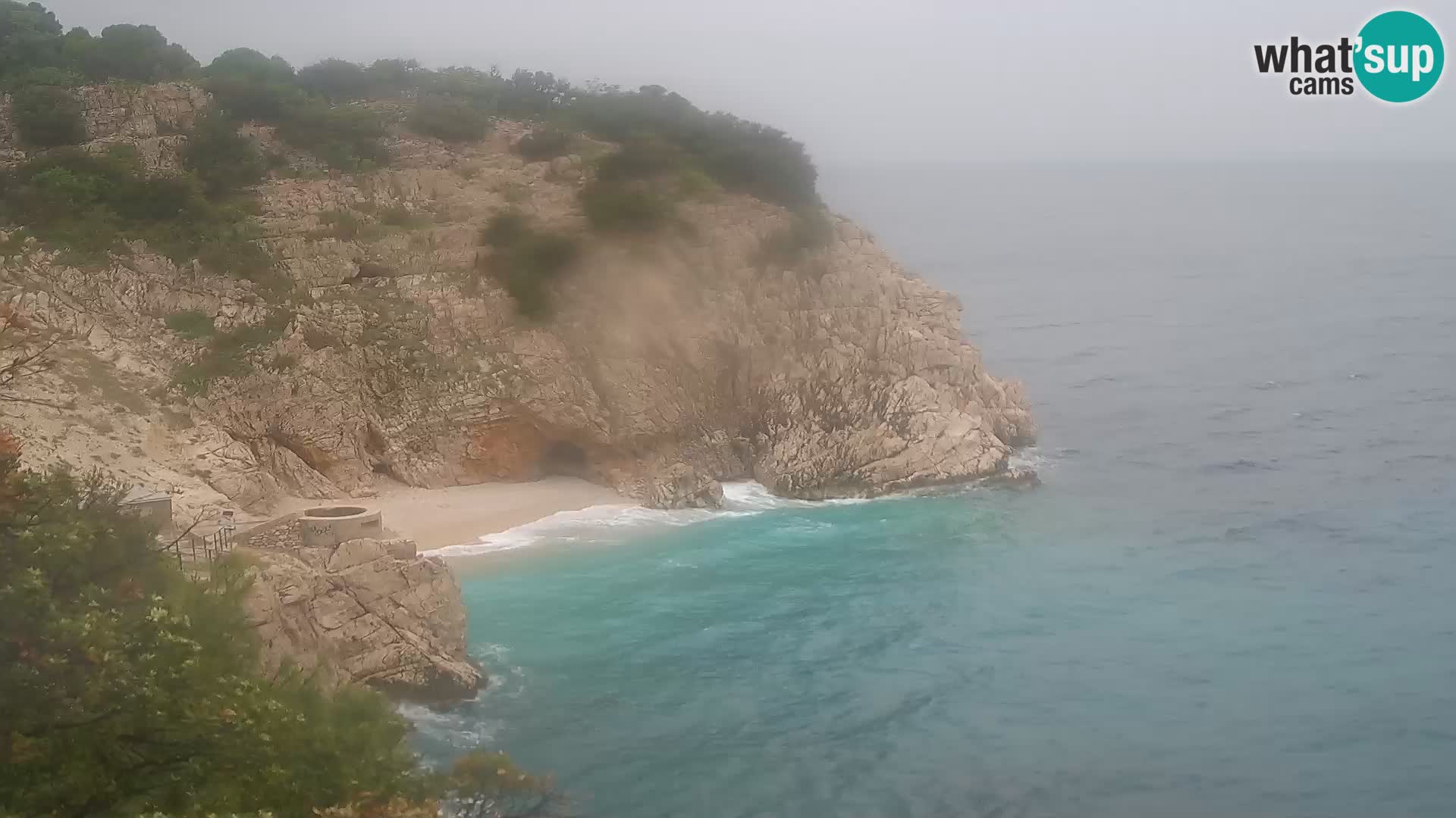 Webcam Brseč Strand – Mošćenička Draga – Kroatien