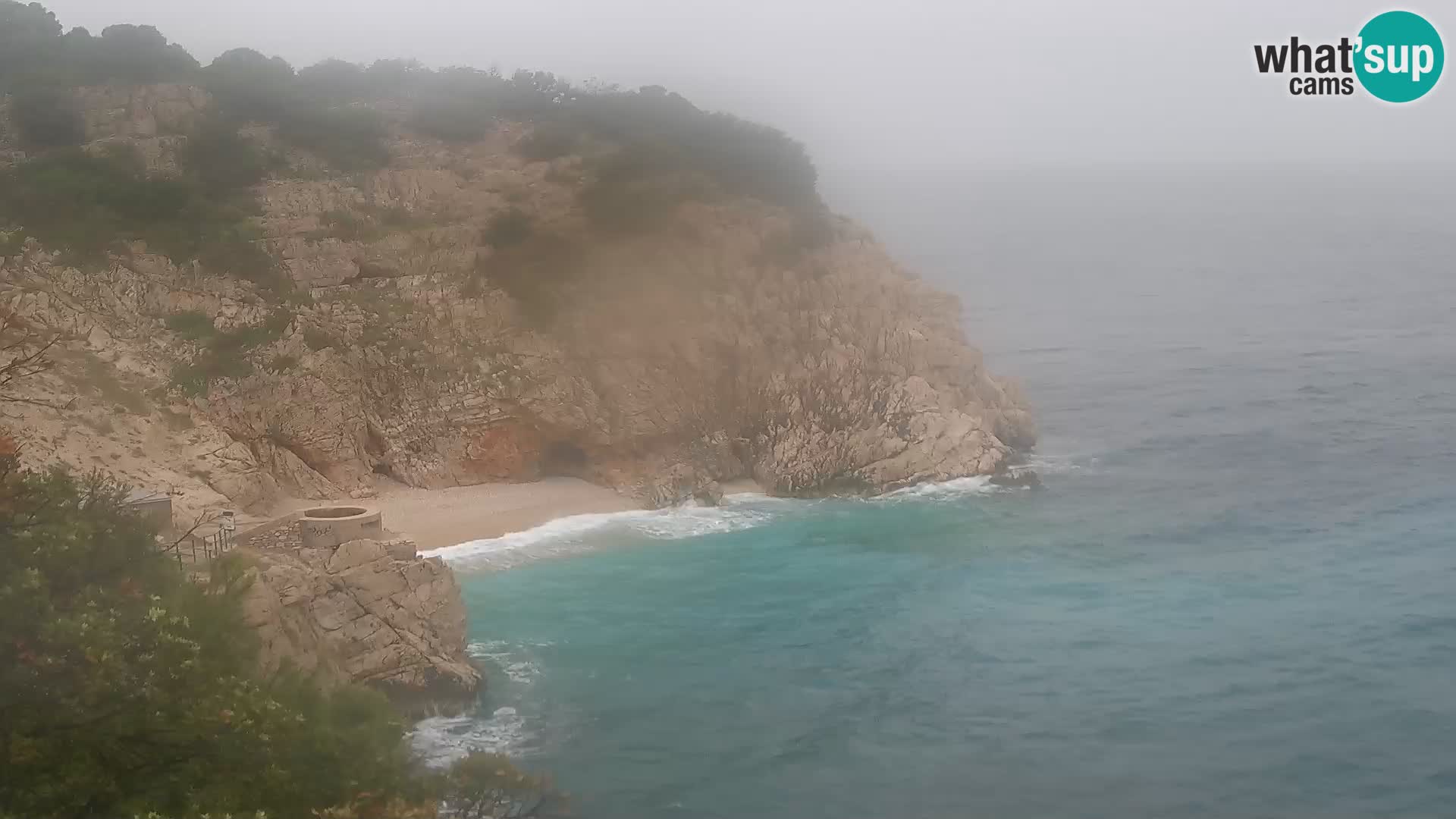 Webcam Brseč beach – Mošćenička Draga – Croatia