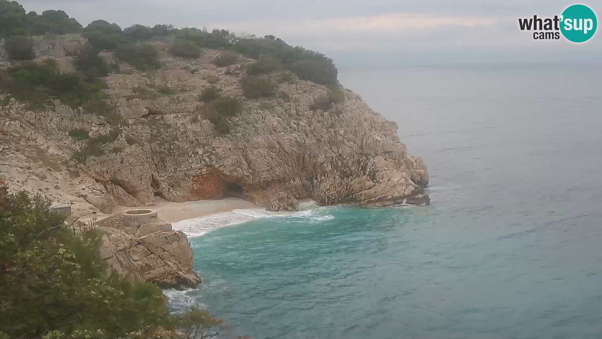 Webcam Bersezio spiaggia – Draga di Moschiena – Croazia