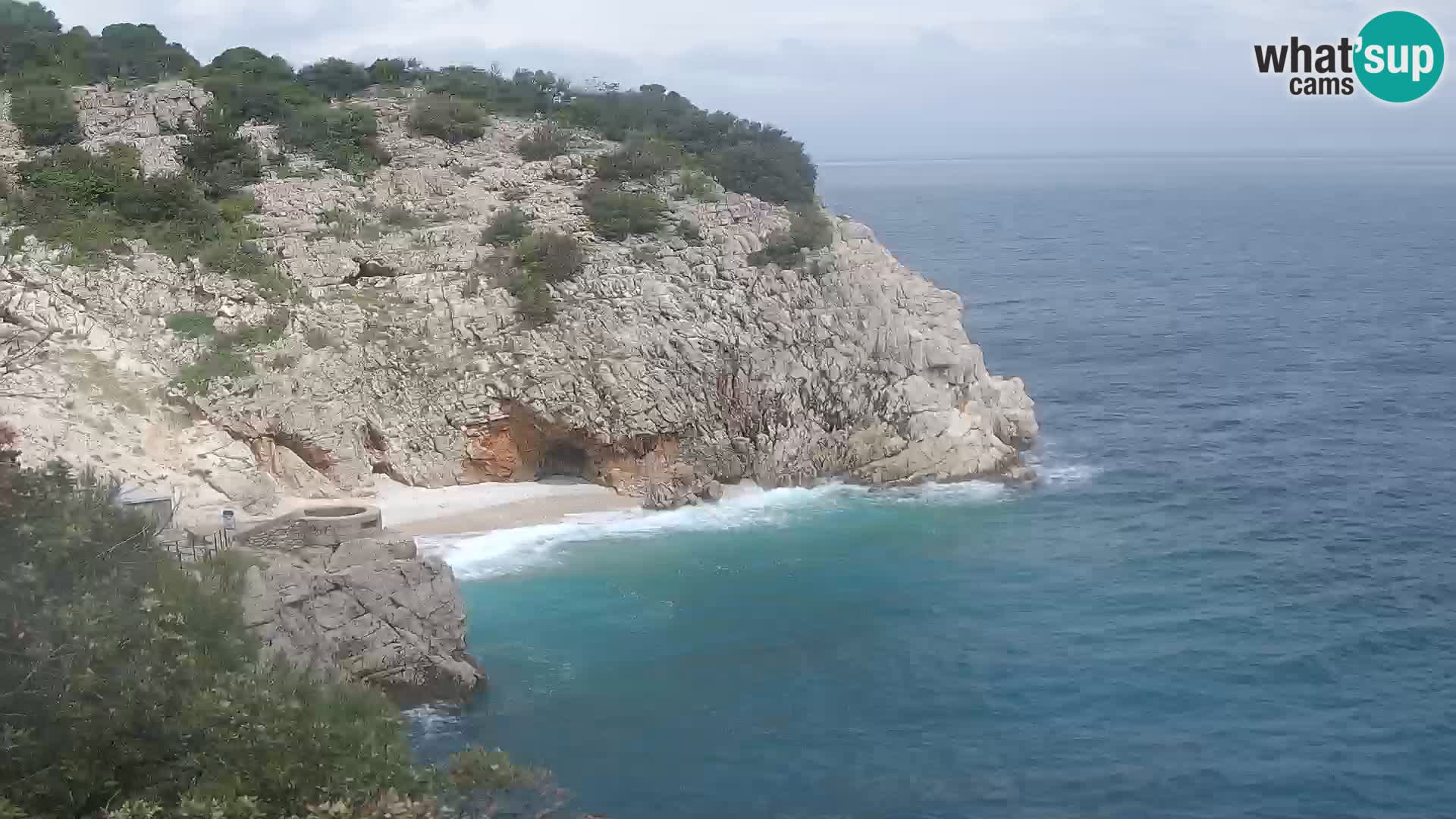 Webcam Bersezio spiaggia – Draga di Moschiena – Croazia