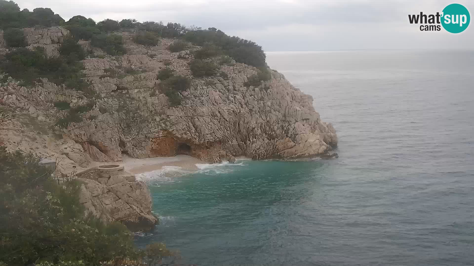 Webcam Bersezio spiaggia – Draga di Moschiena – Croazia