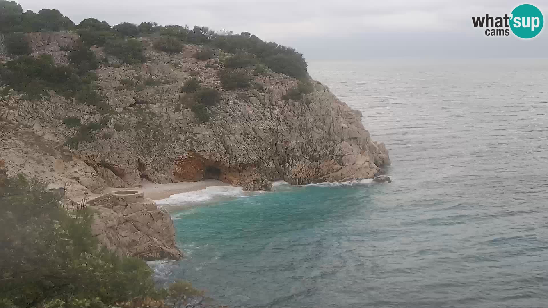 Web kamera plaže Brseč – Mošćenička Draga – Hrvatska