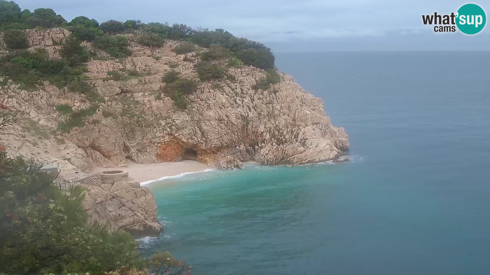 Webcam Brseč Strand – Mošćenička Draga – Kroatien