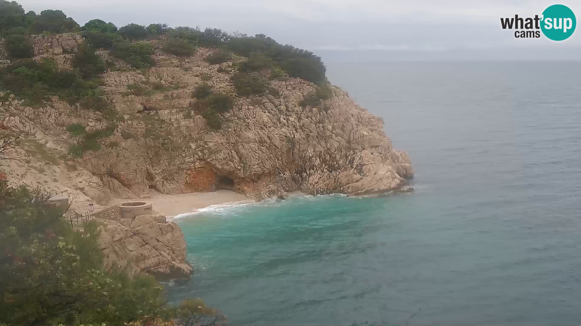 Web kamera plaže Brseč – Mošćenička Draga – Hrvatska