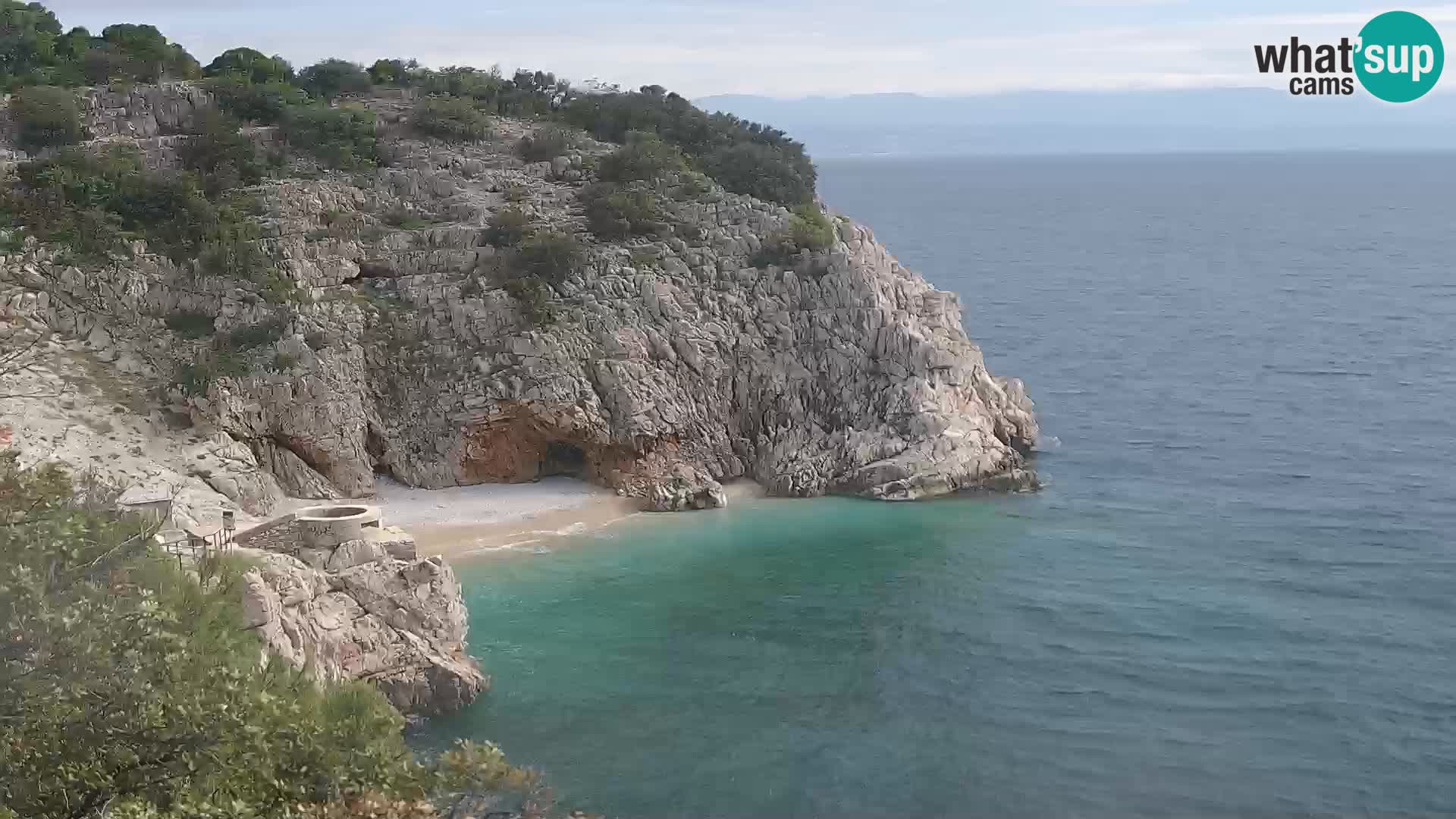 Webcam Brseč beach – Mošćenička Draga – Croatia