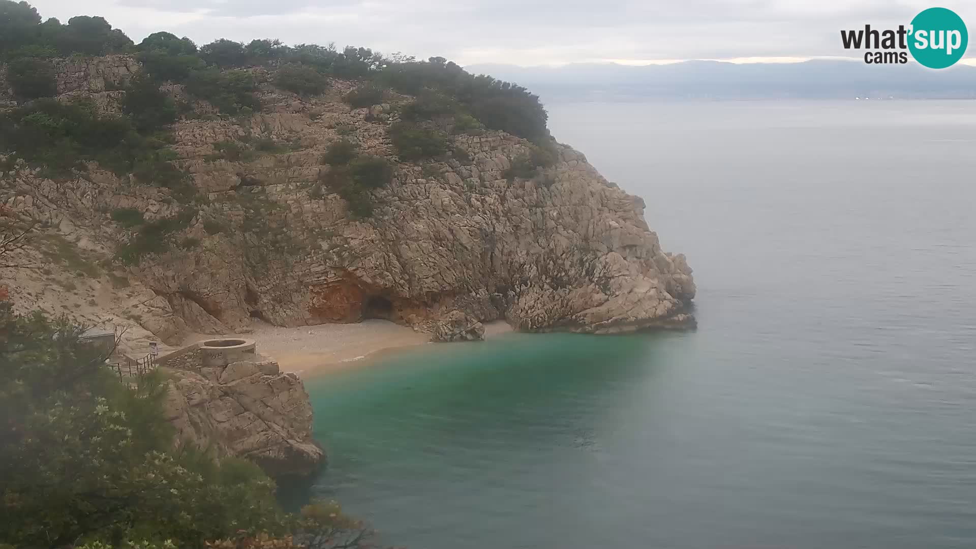 Web kamera plaže Brseč – Mošćenička Draga – Hrvatska