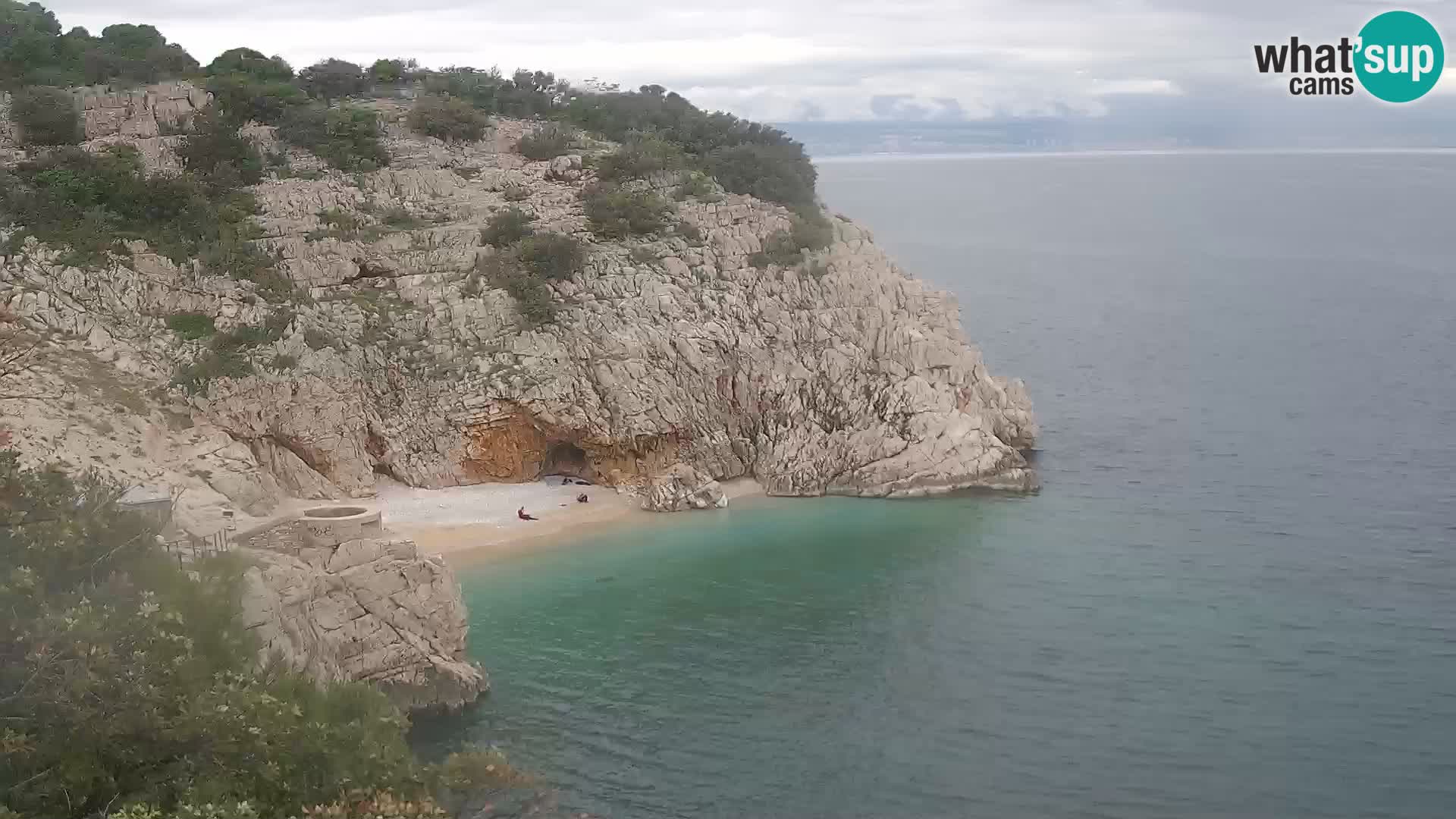 Webcam Bersezio spiaggia – Draga di Moschiena – Croazia