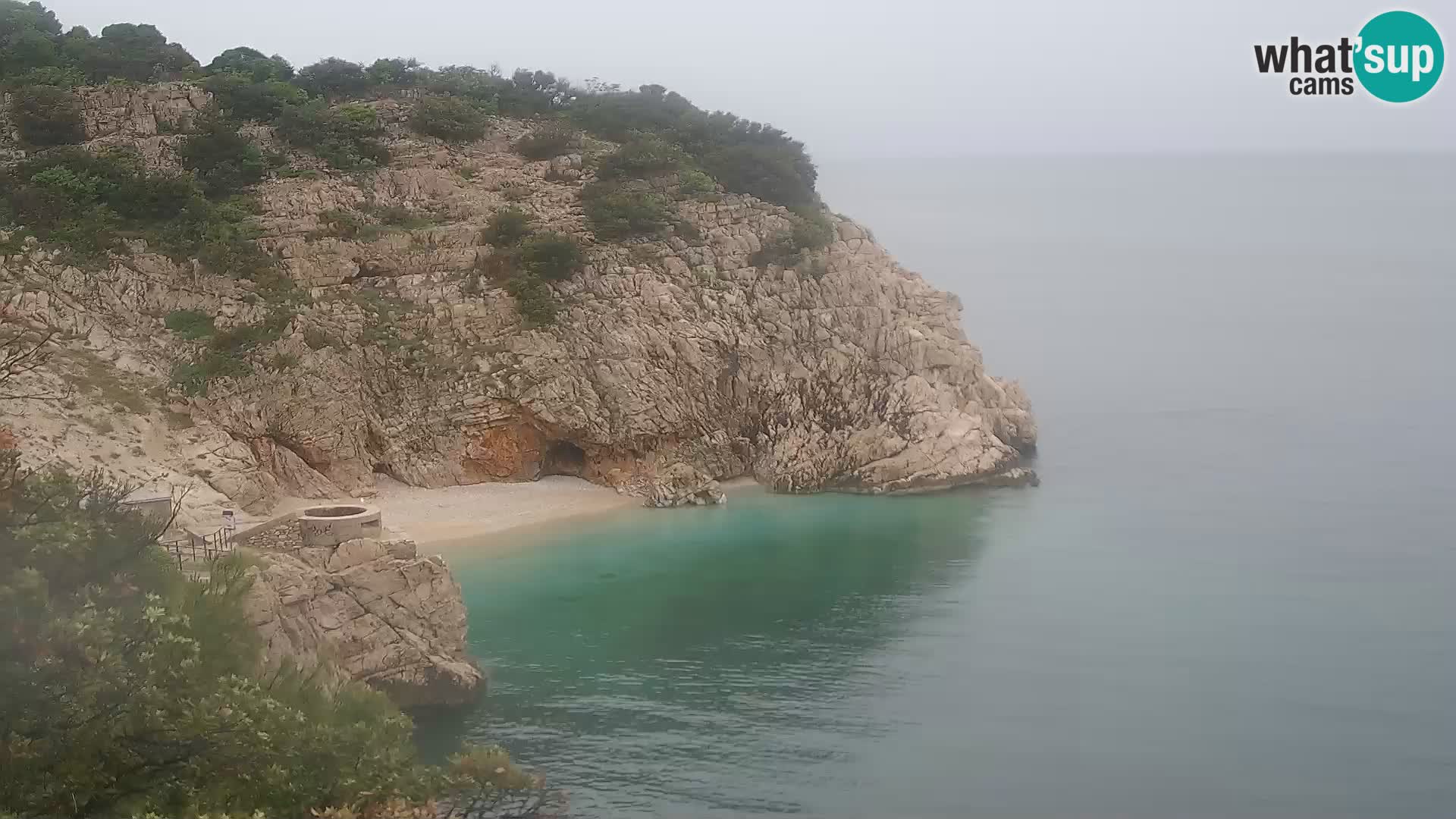 Webcam Bersezio spiaggia – Draga di Moschiena – Croazia