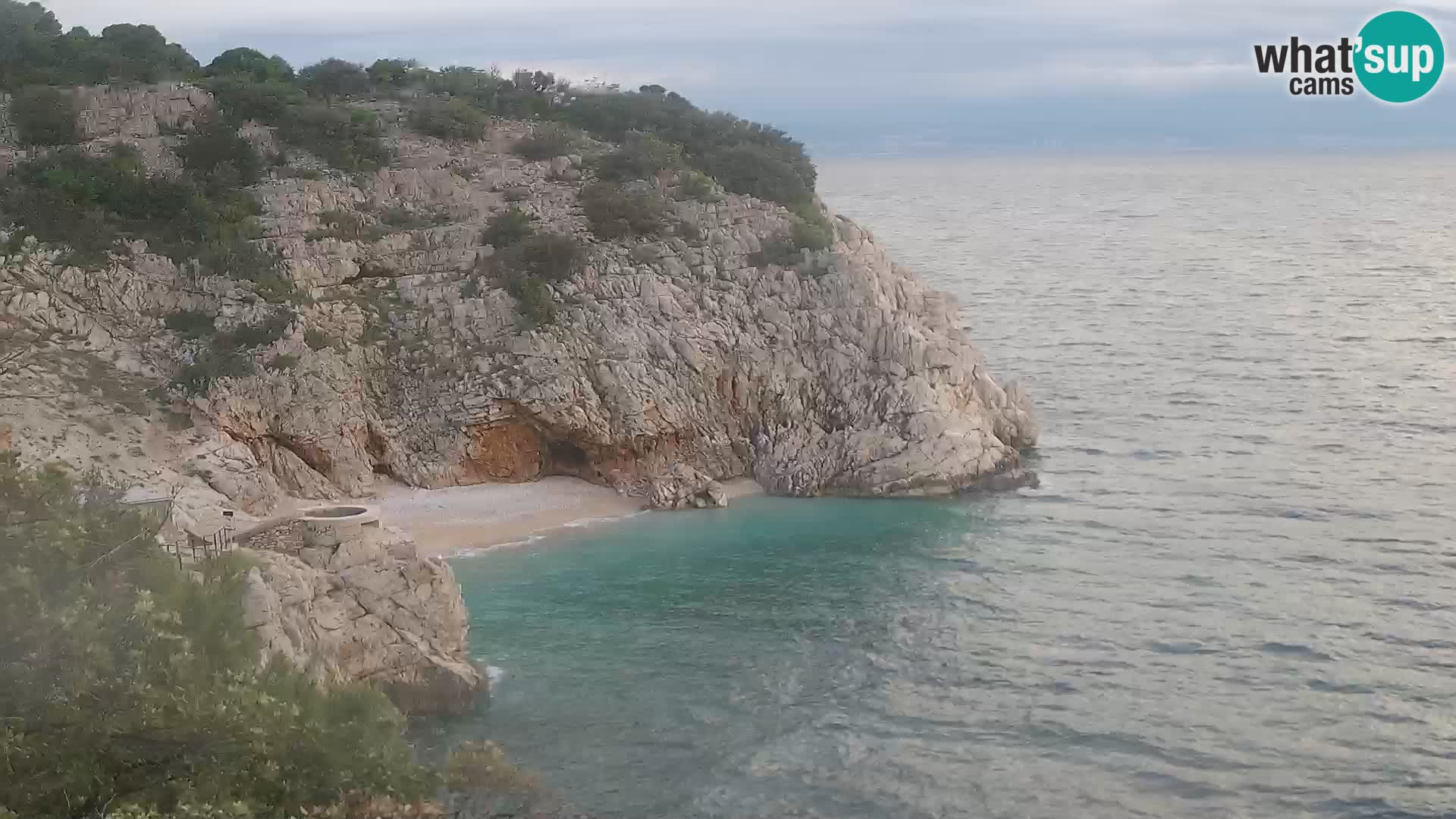Webcam Bersezio spiaggia – Draga di Moschiena – Croazia