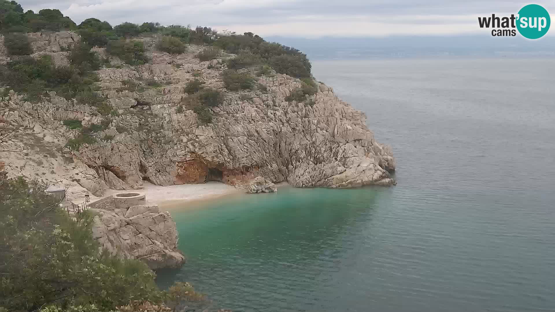 Web kamera plaže Brseč – Mošćenička Draga – Hrvatska