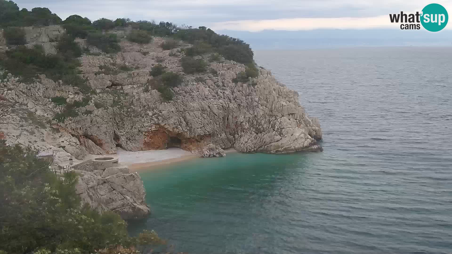 Web kamera plaže Brseč – Mošćenička Draga – Hrvatska