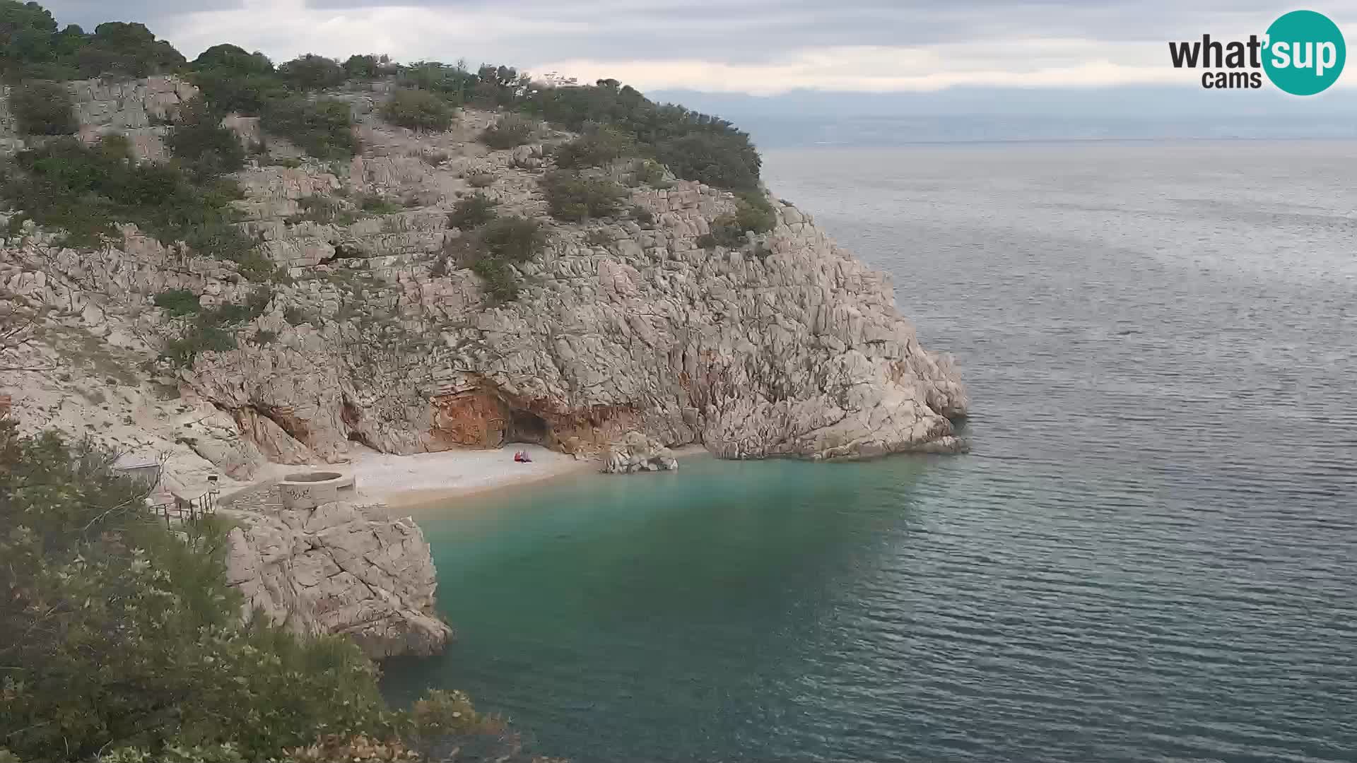 Webcam Brseč Strand – Mošćenička Draga – Kroatien